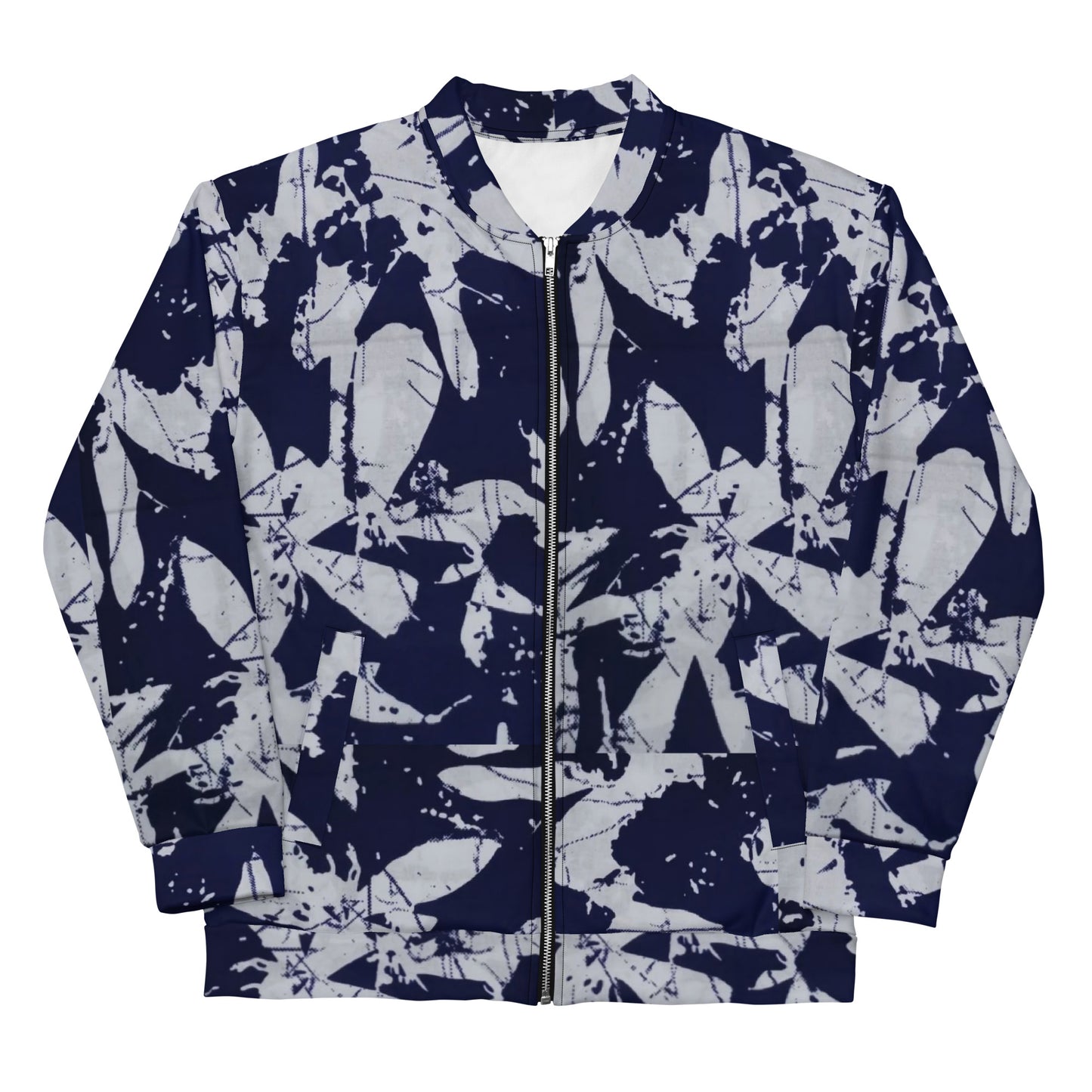 Indigo Adire Unisex Bomber Jacket