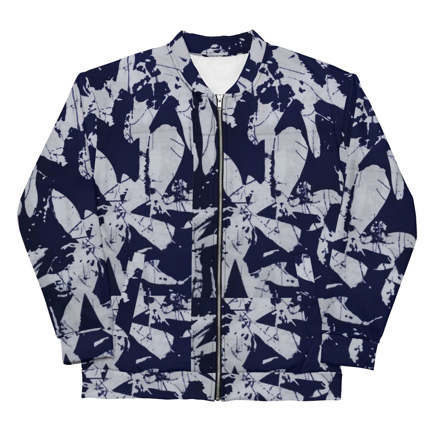 Indigo Adire Unisex Bomber Jacket