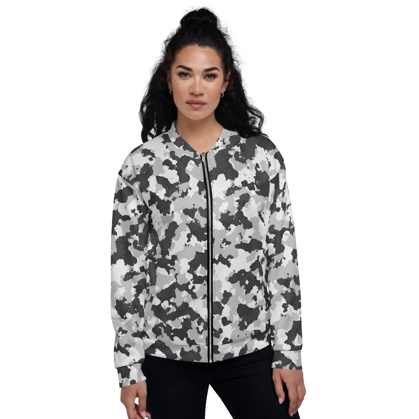 Camouflage Unisex Bomber Jacket