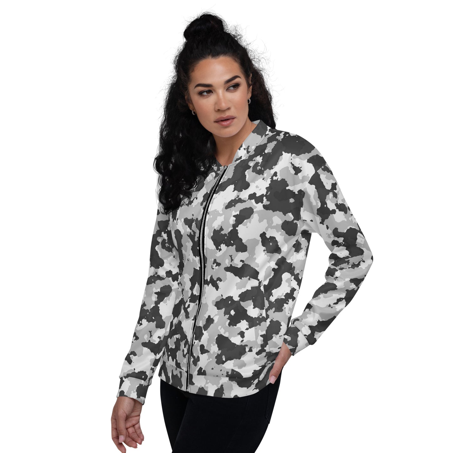 Camouflage Unisex Bomber Jacket