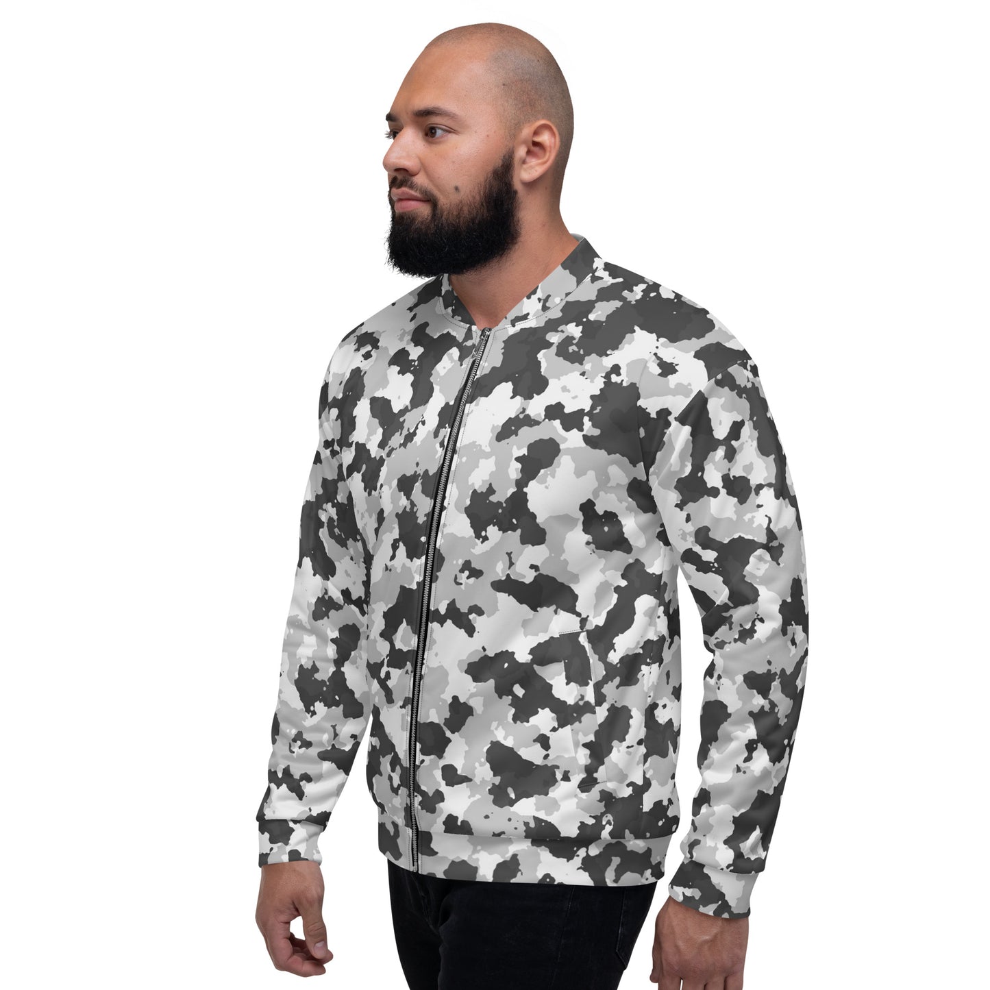 Camouflage Unisex Bomber Jacket