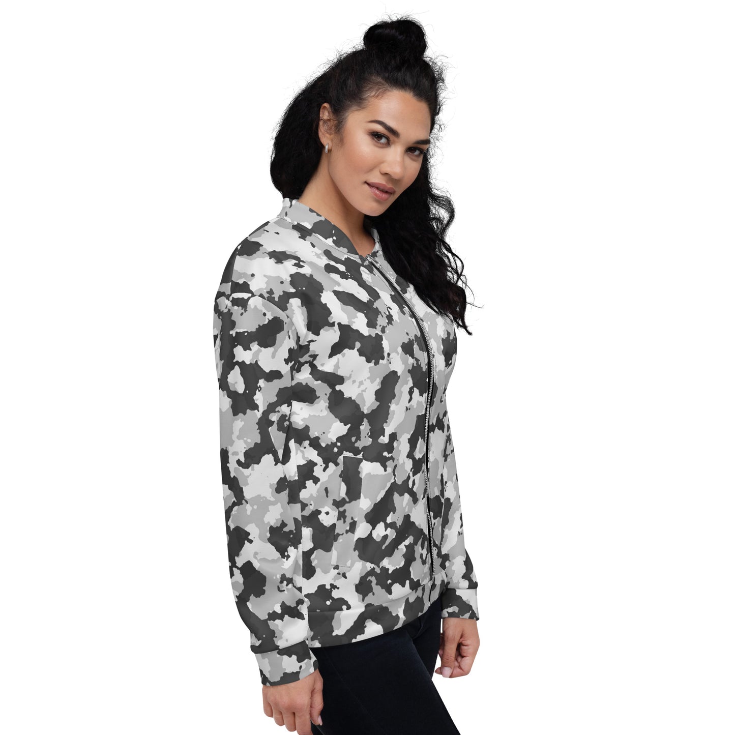 Camouflage Unisex Bomber Jacket