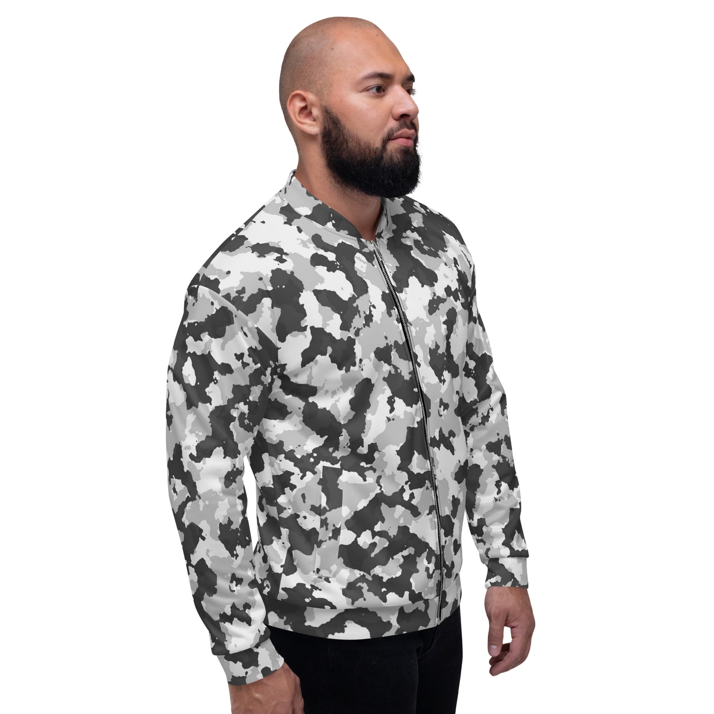 Camouflage Unisex Bomber Jacket