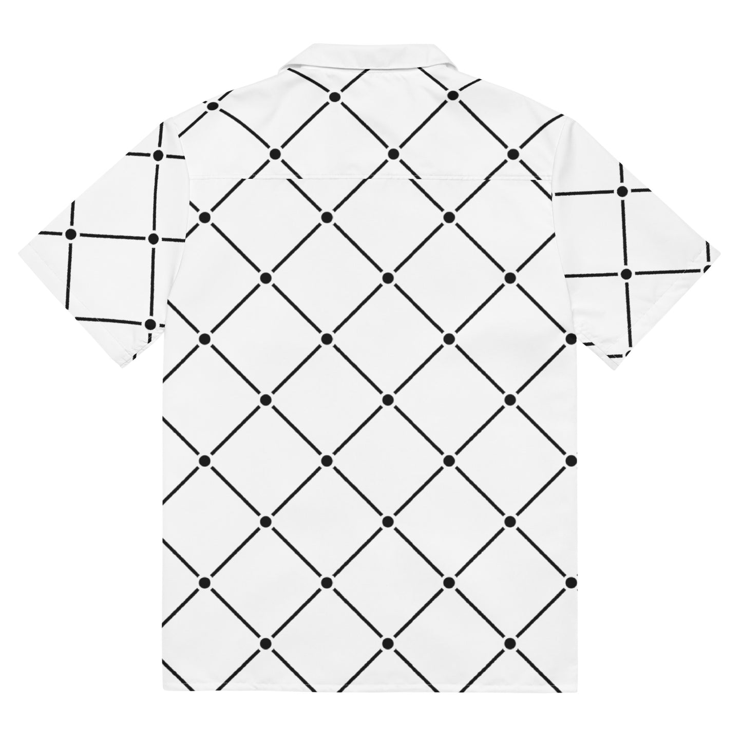 Diamond Dot Unisex Button Shirt