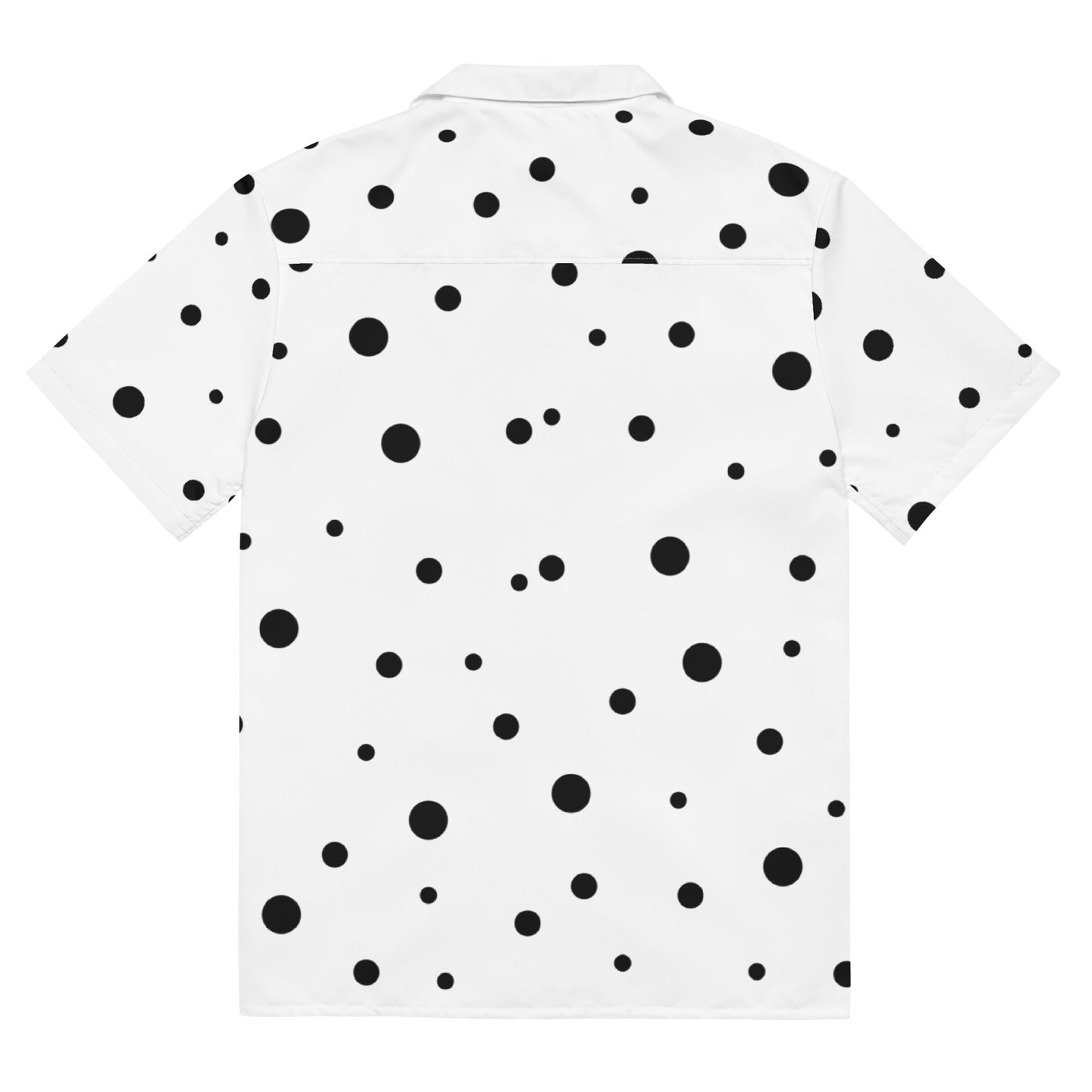 Scatter Polka Dots Unisex Button Shirt