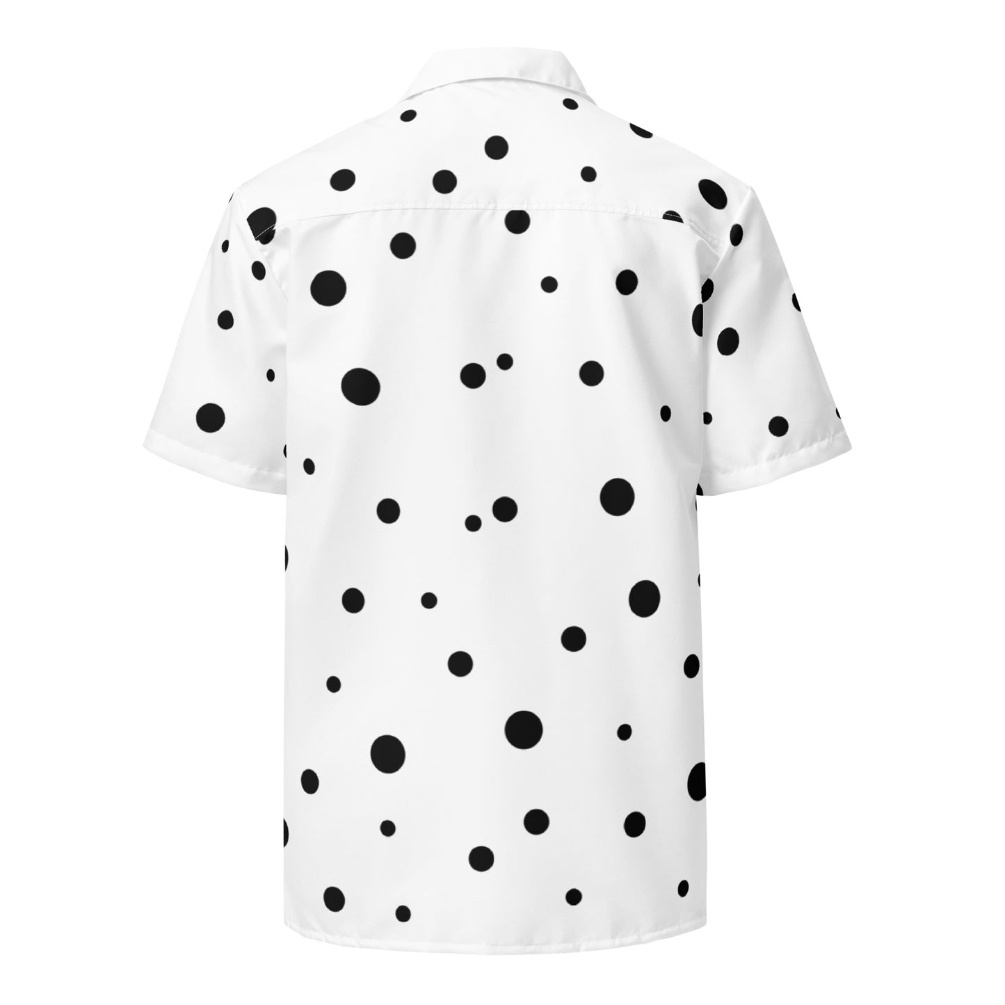 Scatter Polka Dots Unisex Button Shirt