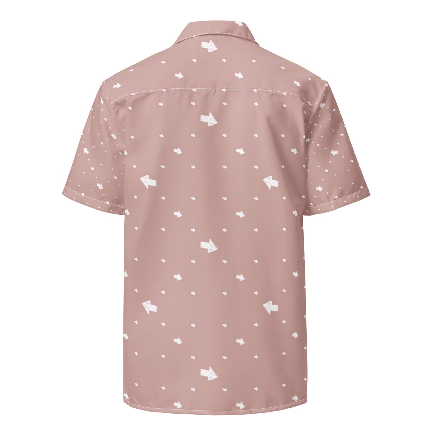 Mauve Pink Unisex Button Shirt