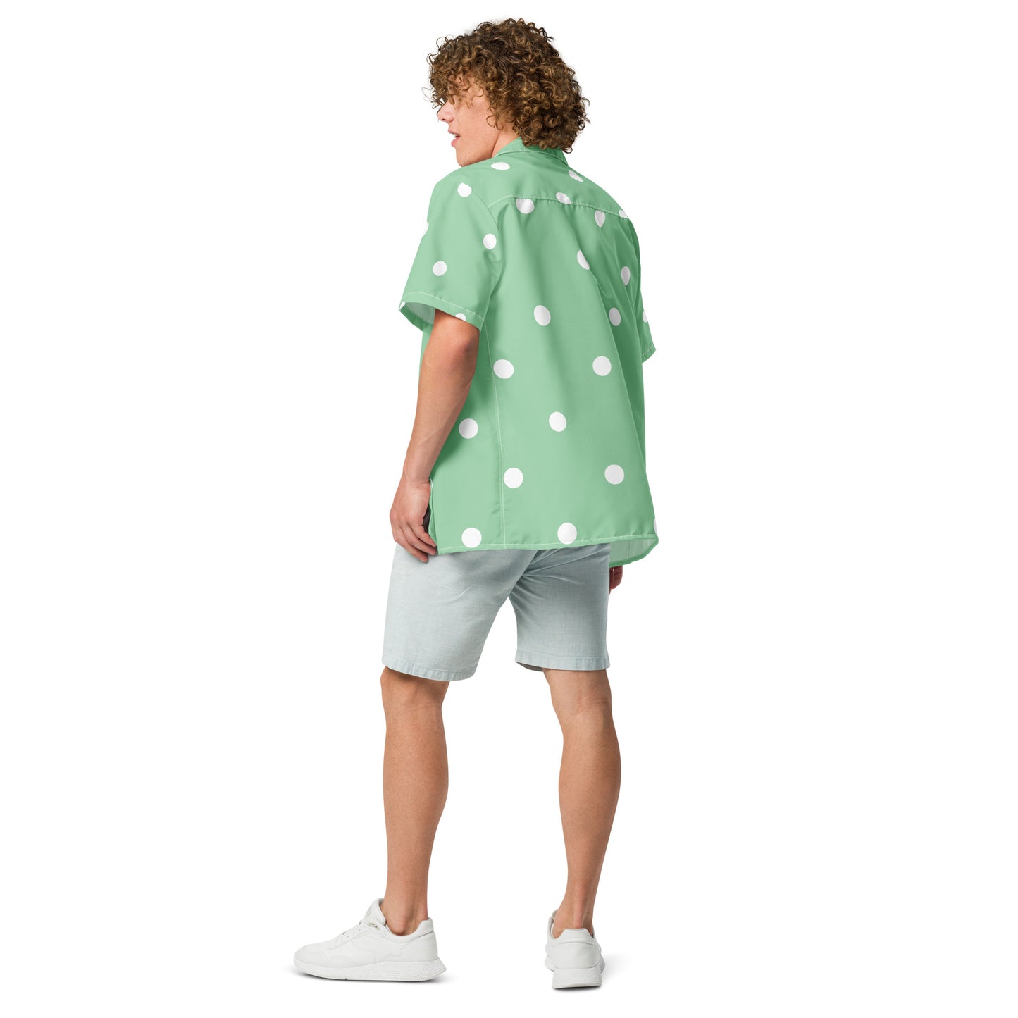 Mint Green Unisex Button Shirt