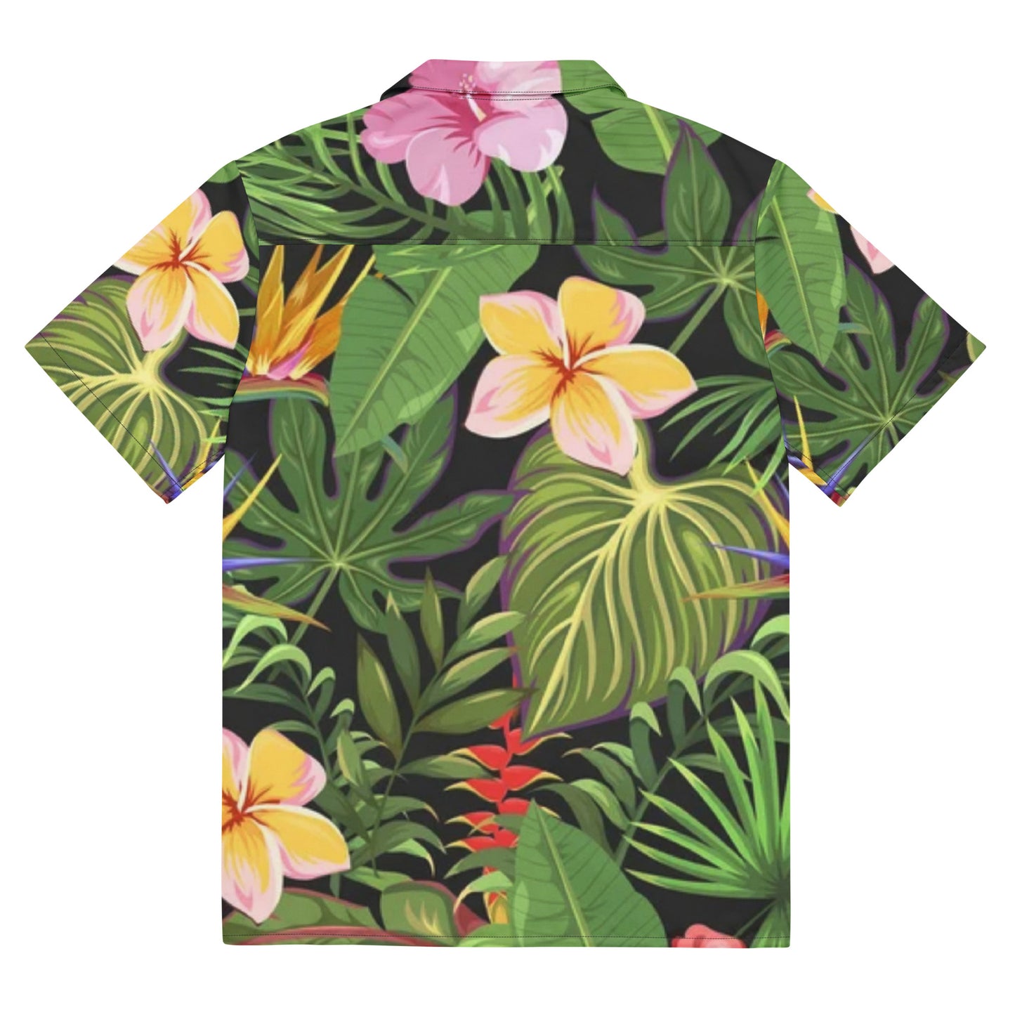 Hibiscus Unisex Button Shirt