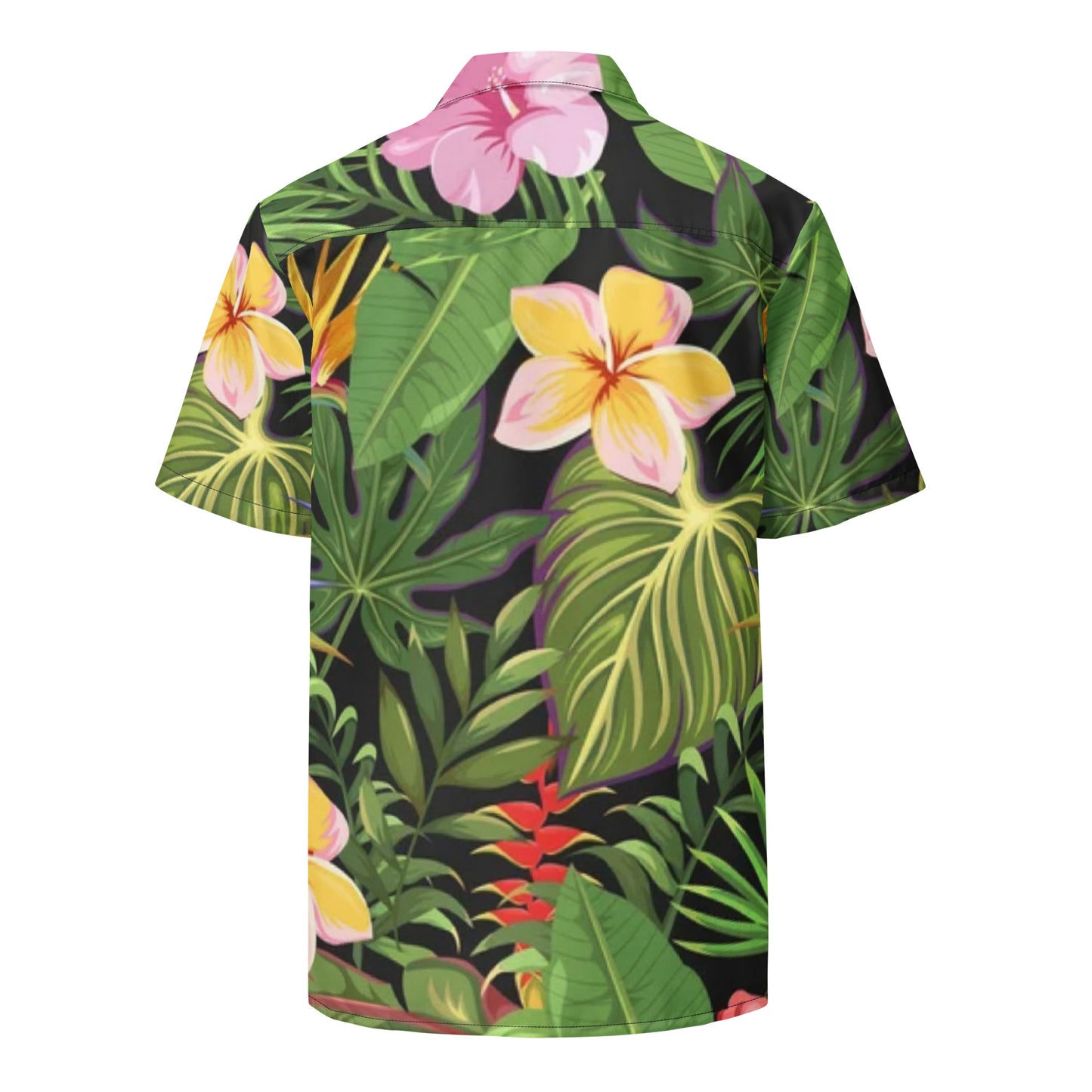 Hibiscus Unisex Button Shirt