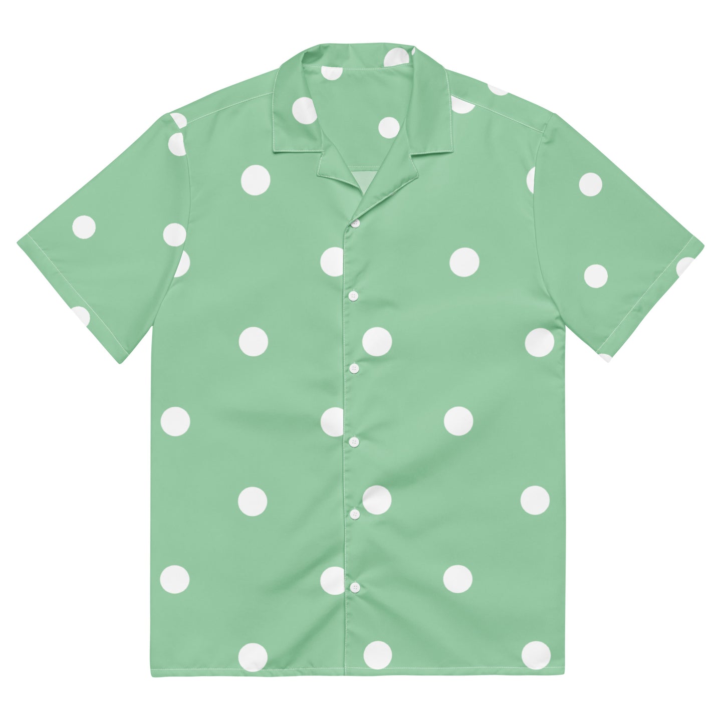 Mint Green Unisex Button Shirt