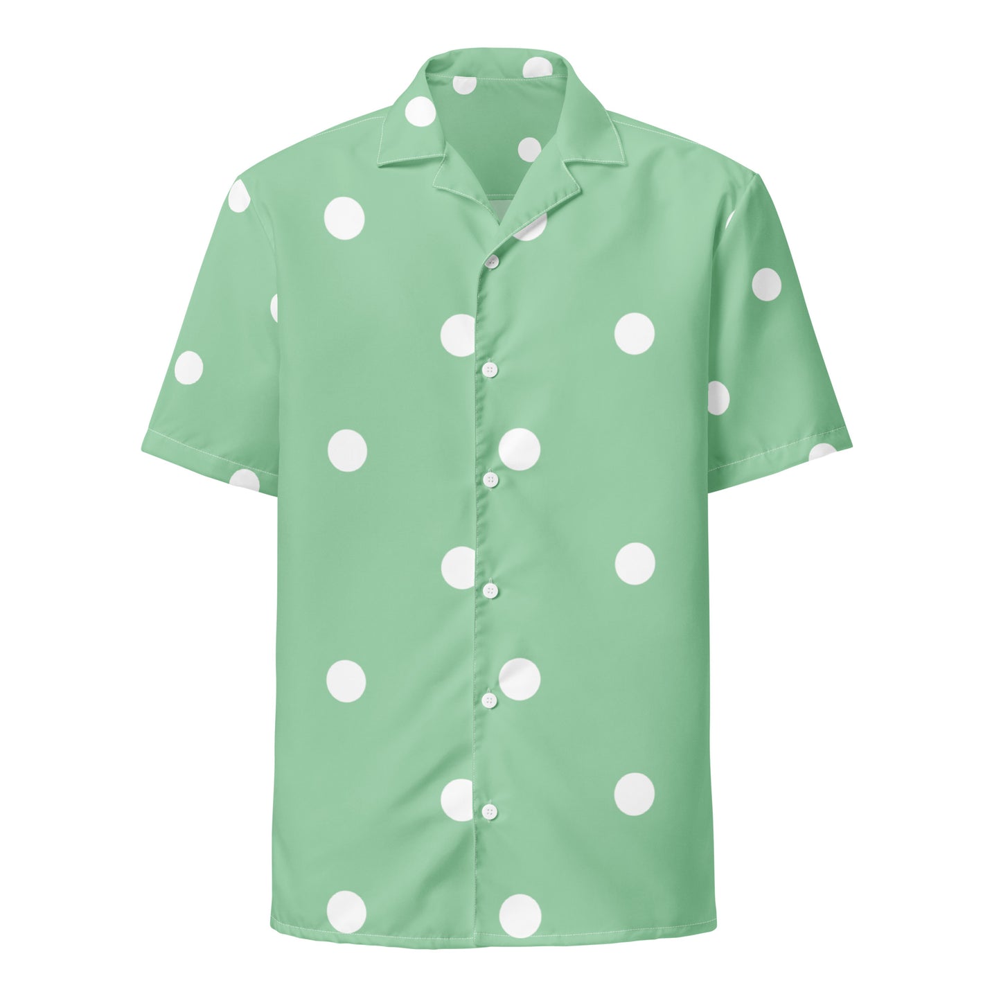 Mint Green Unisex Button Shirt