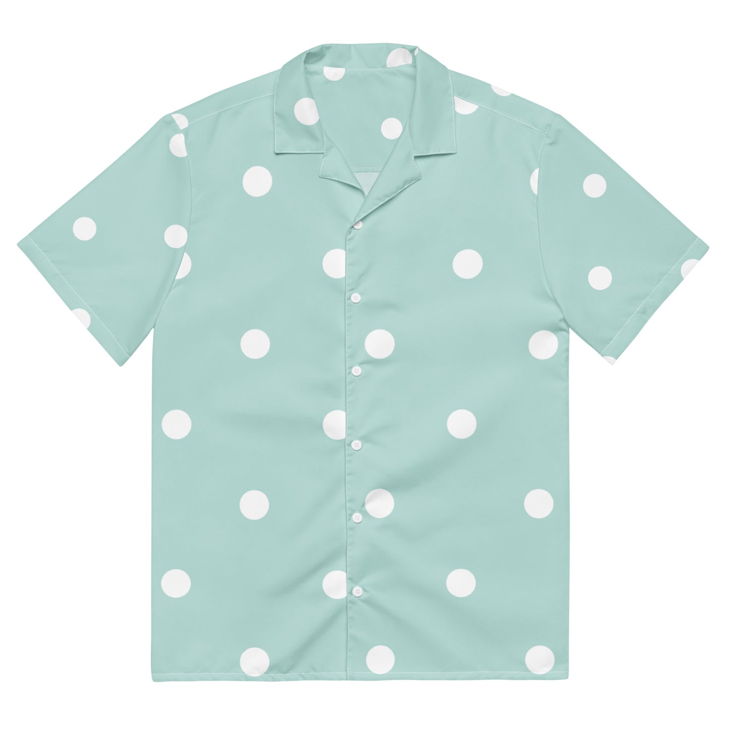 Sky Blue Unisex Button Shirt