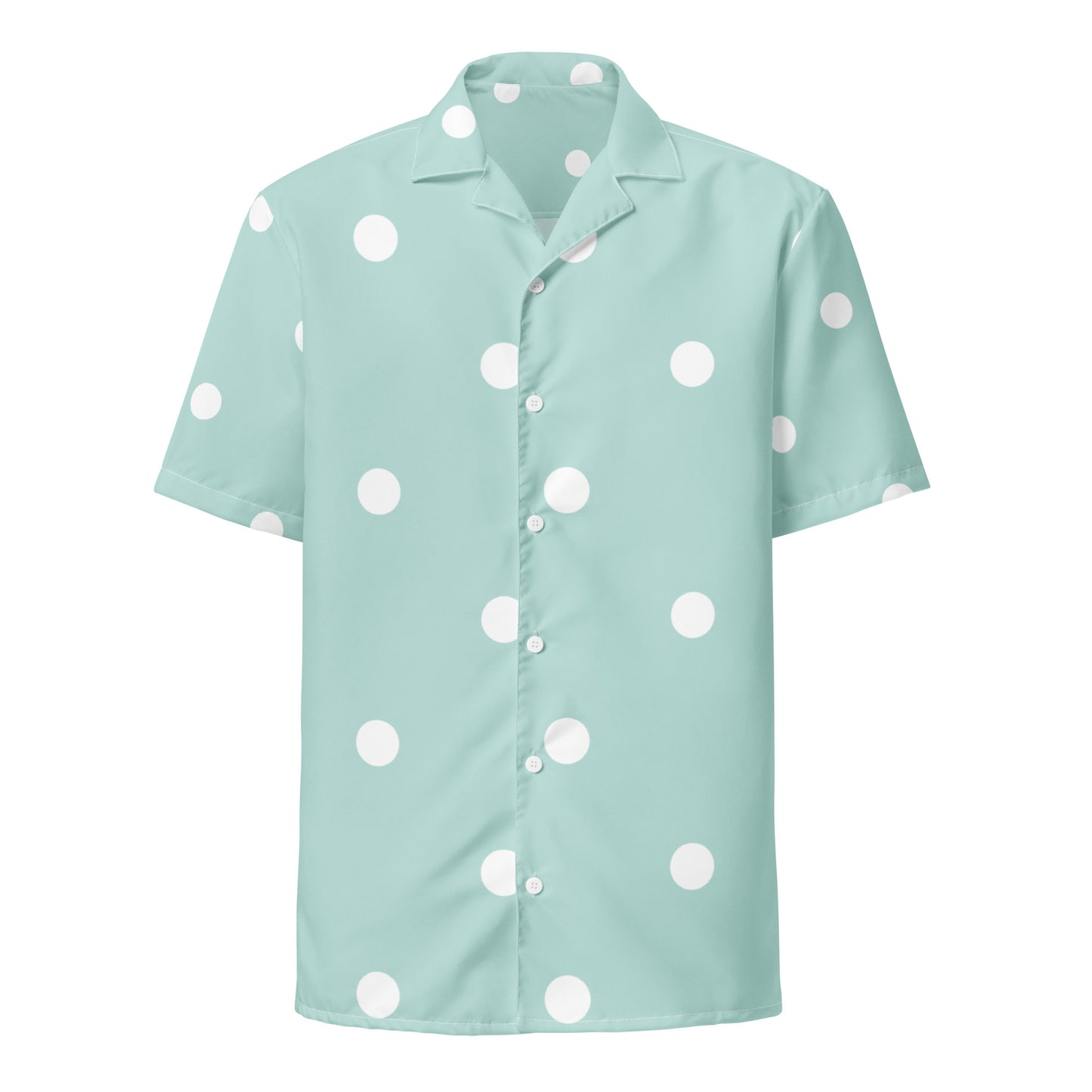 Sky Blue Unisex Button Shirt