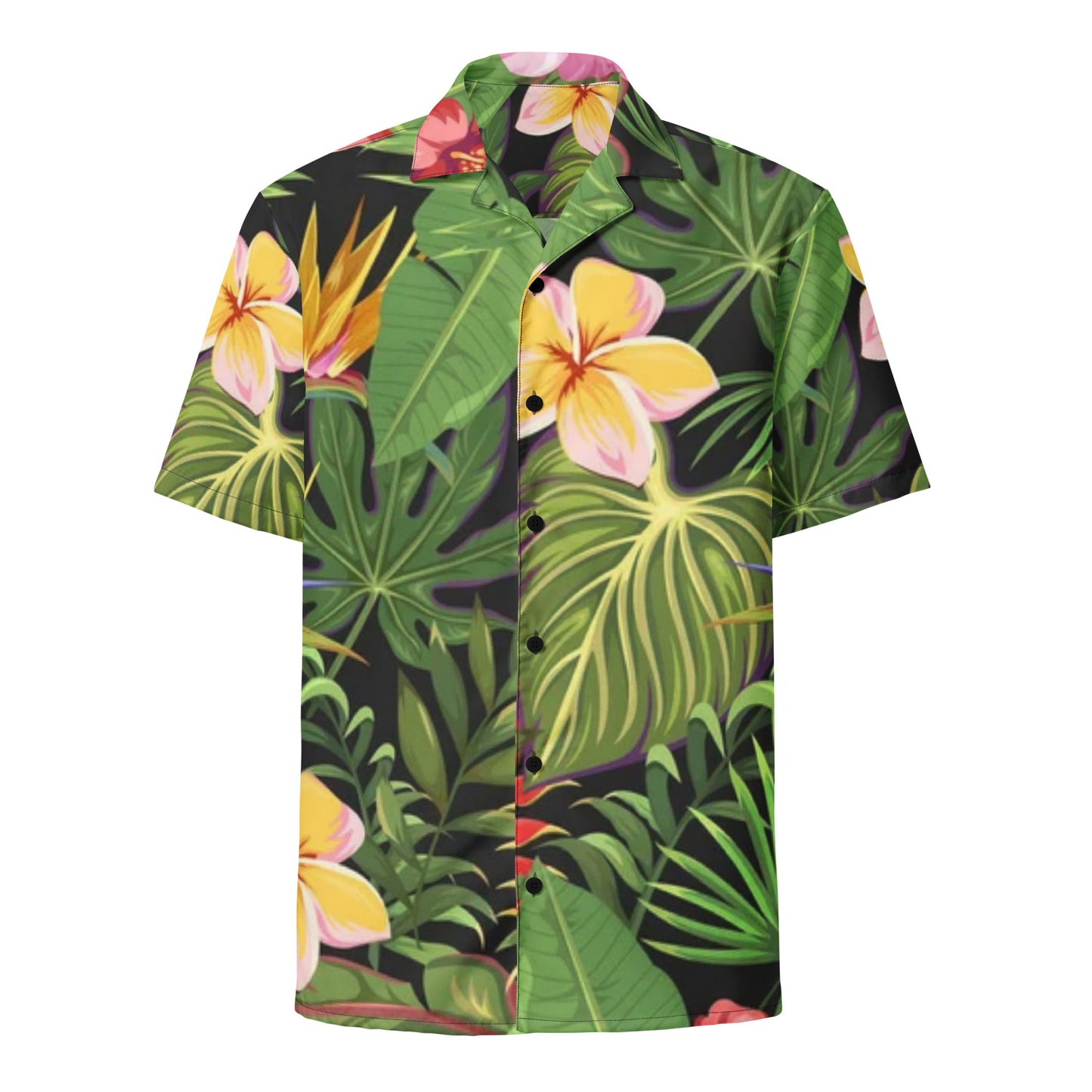 Hibiscus Unisex Button Shirt