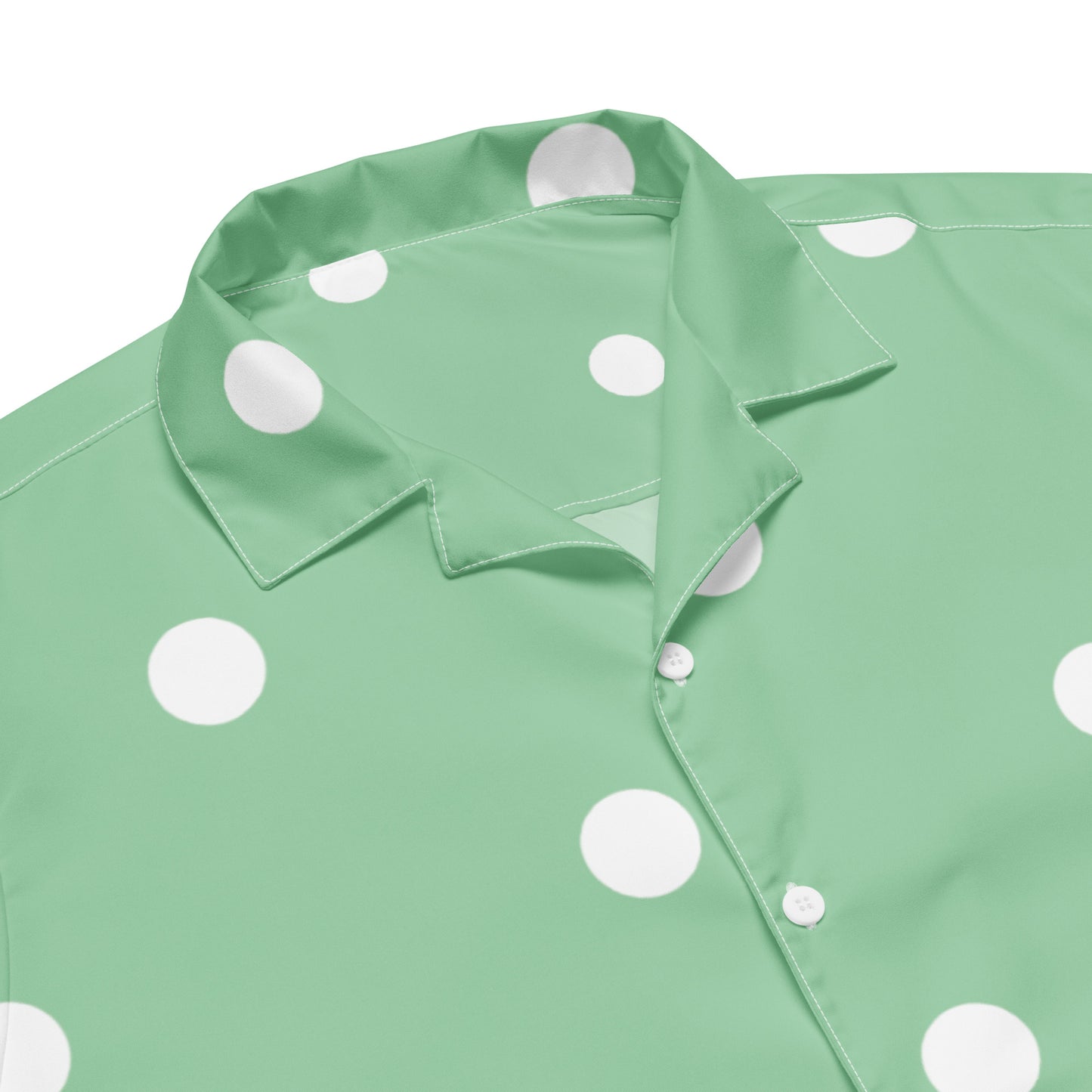 Mint Green Unisex Button Shirt