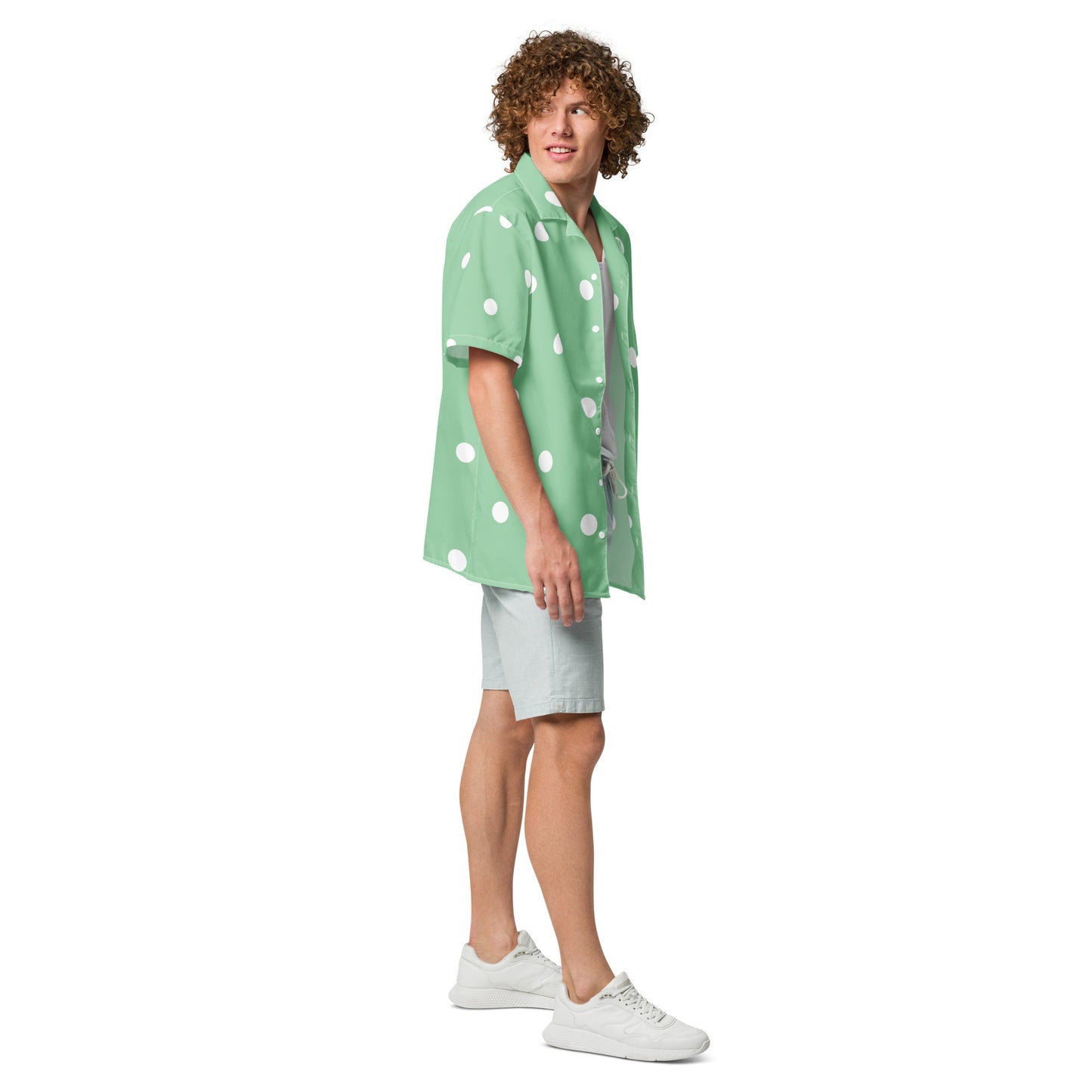 Mint Green Unisex Button Shirt