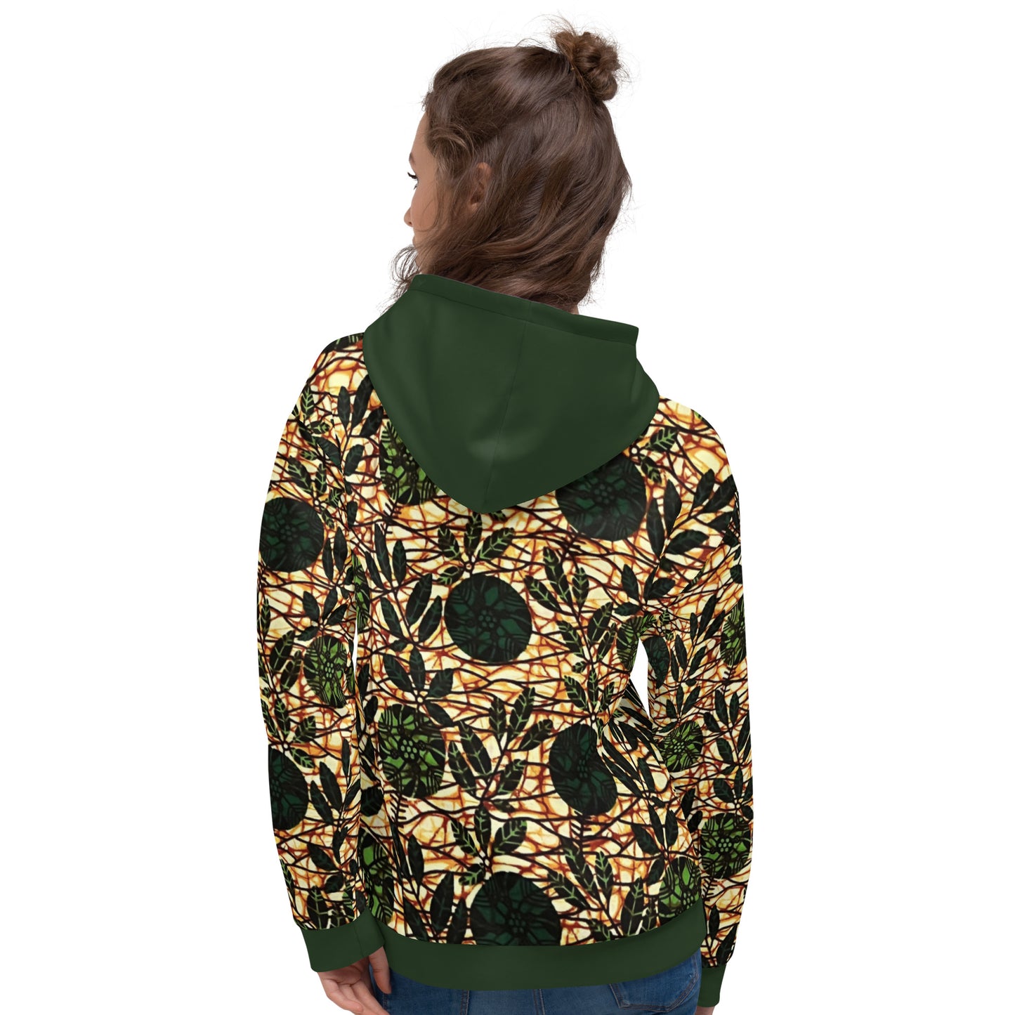 Green Ankara Unisex Hoodie