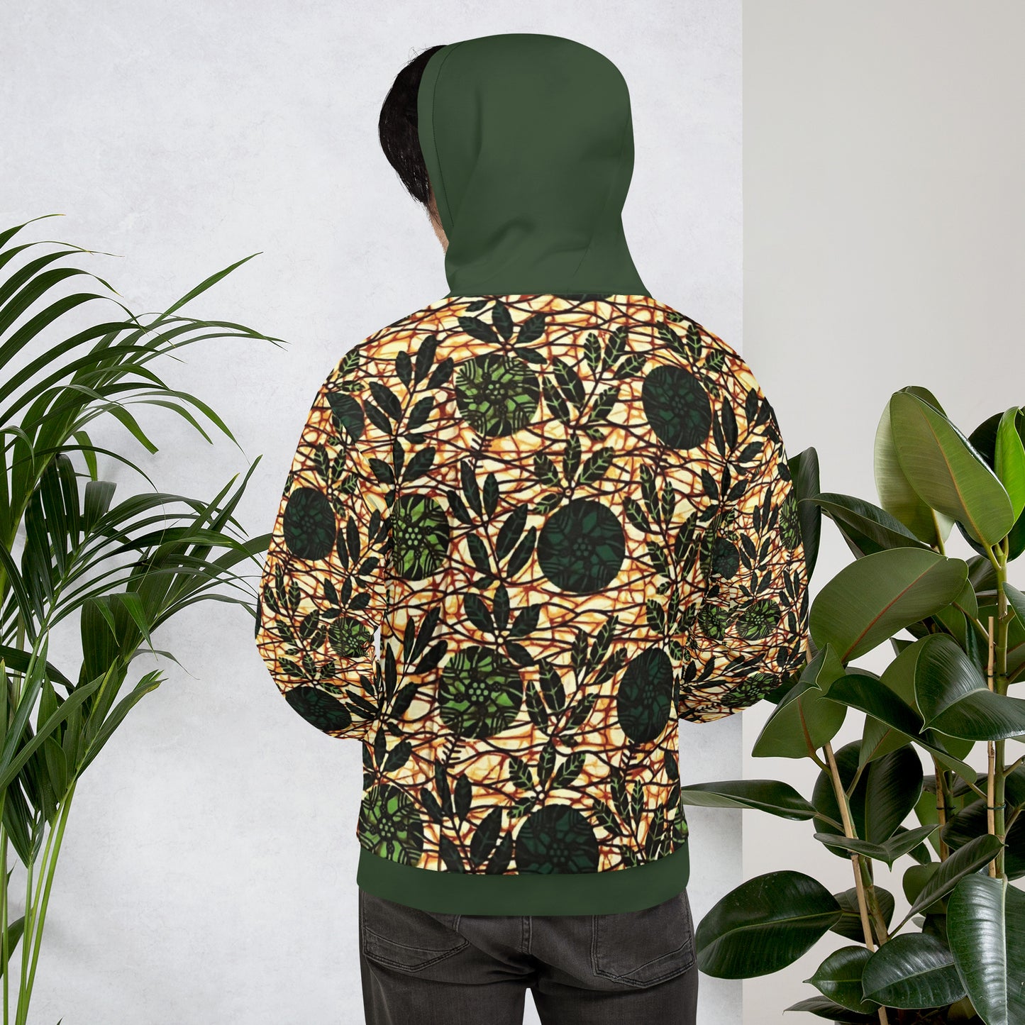 Green Ankara Unisex Hoodie