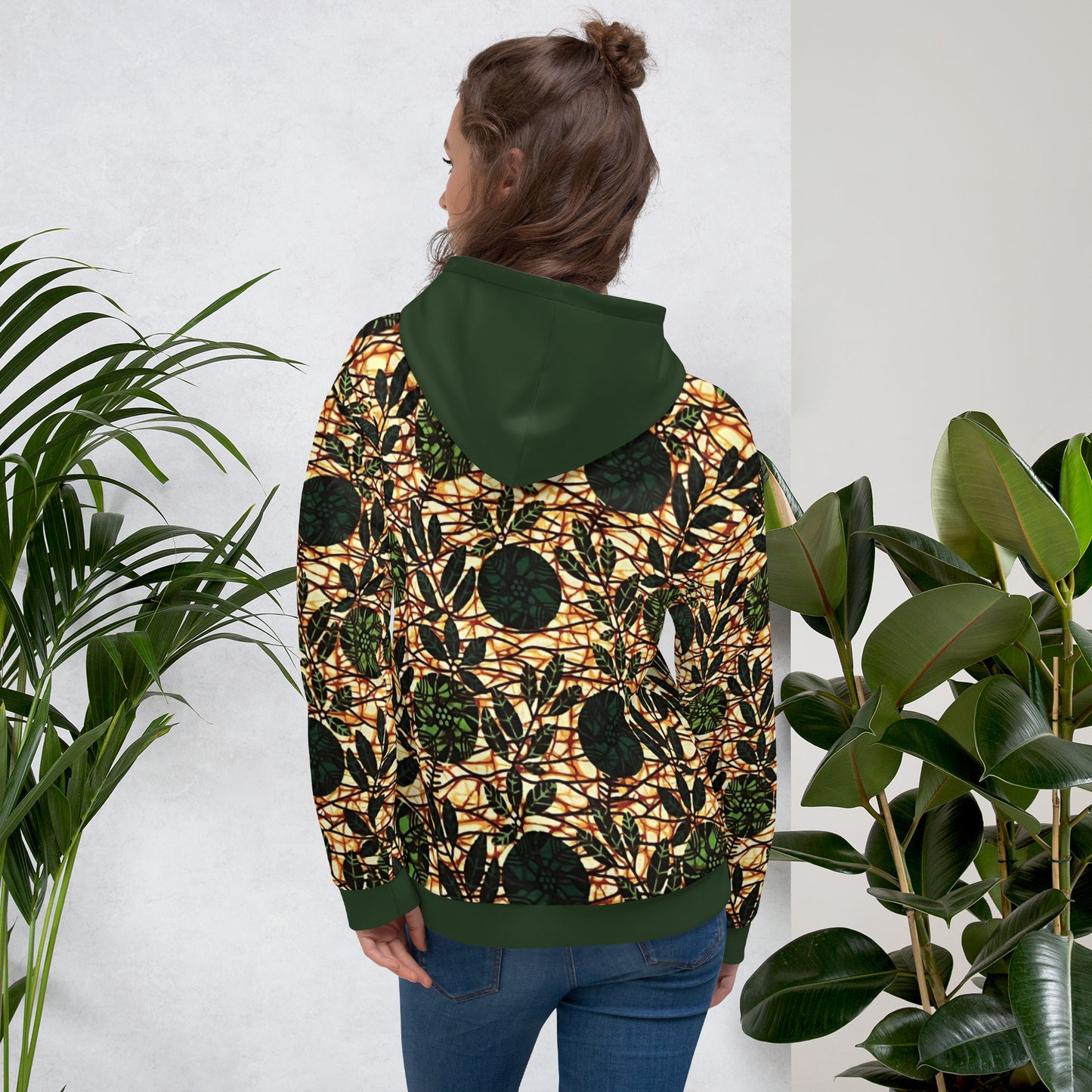 Green Ankara Unisex Hoodie