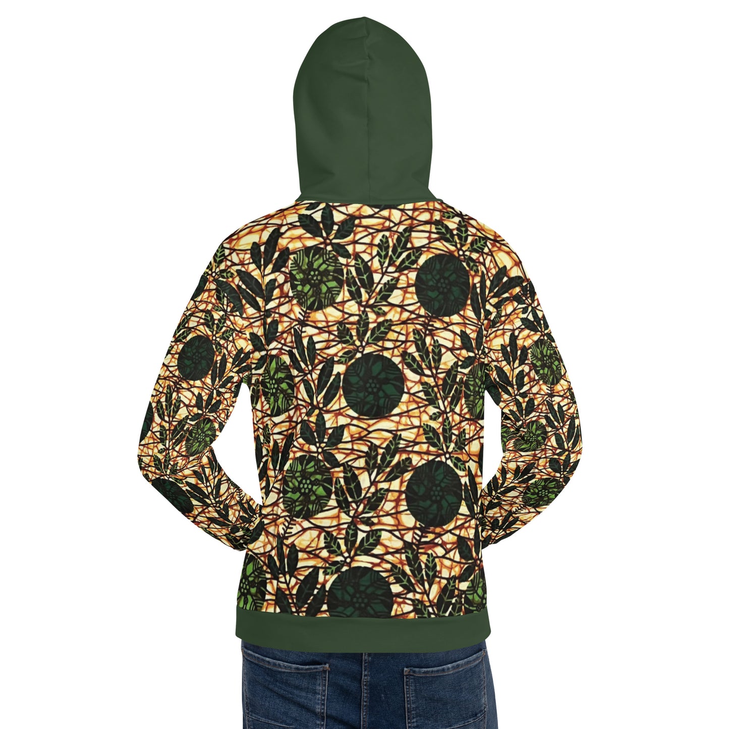 Green Ankara Unisex Hoodie