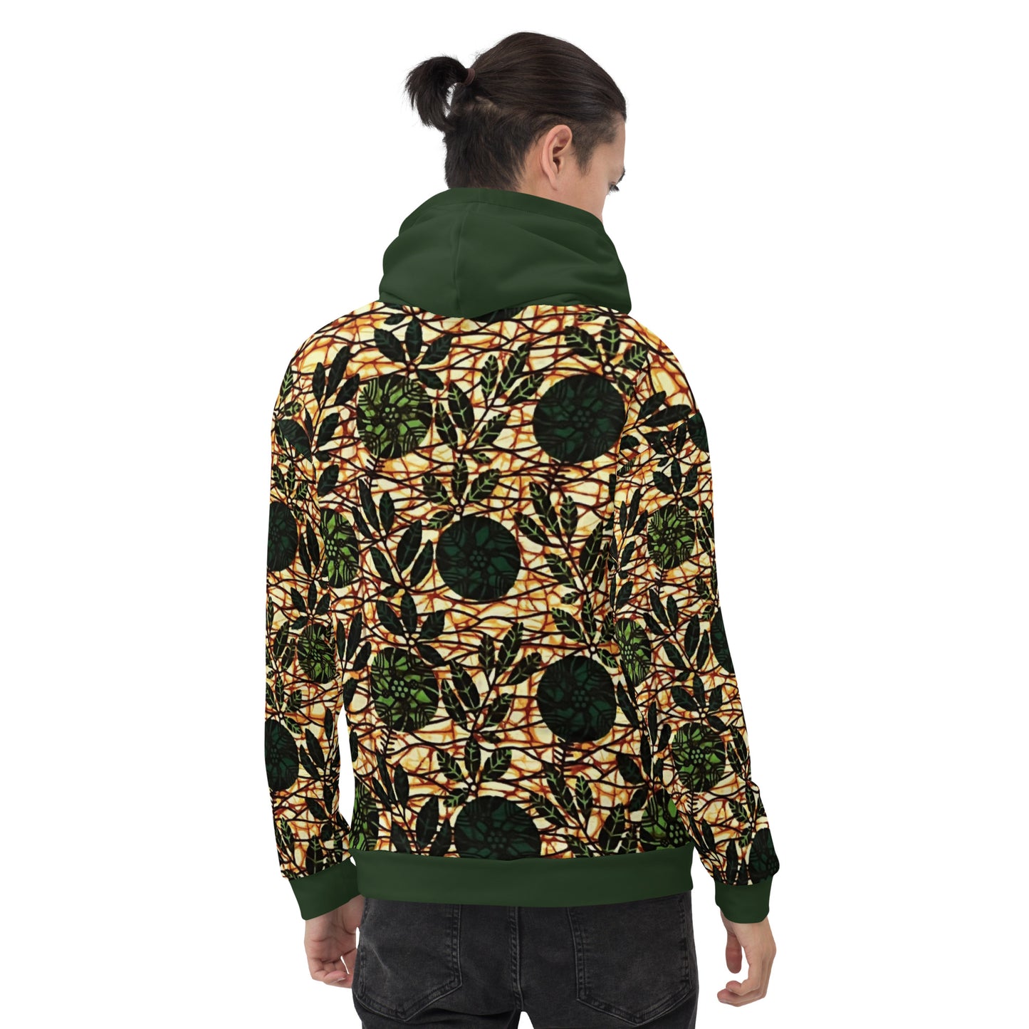 Green Ankara Unisex Hoodie