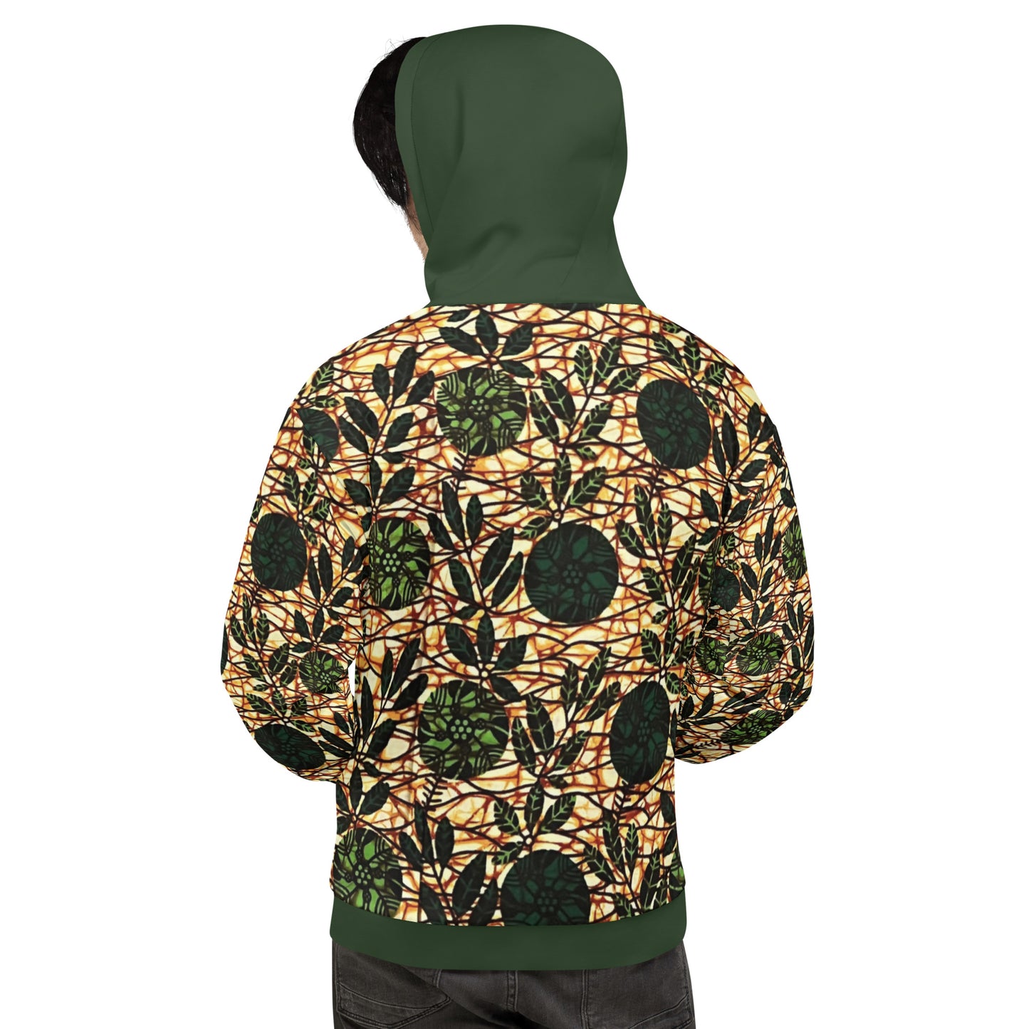 Green Ankara Unisex Hoodie