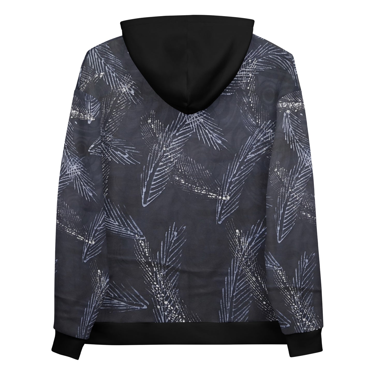 Indigo Black Adire Unisex Hoodie