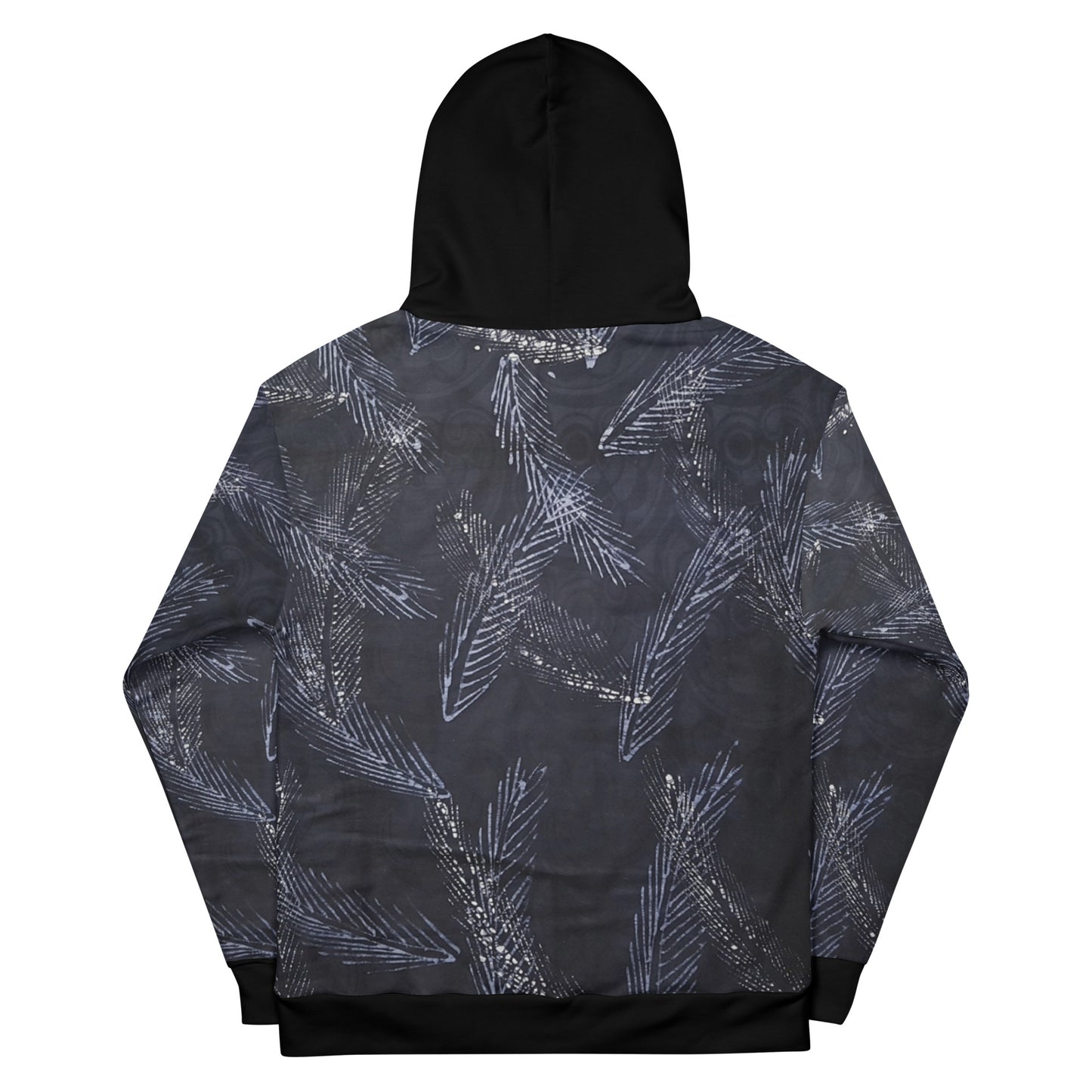 Indigo Black Adire Unisex Hoodie