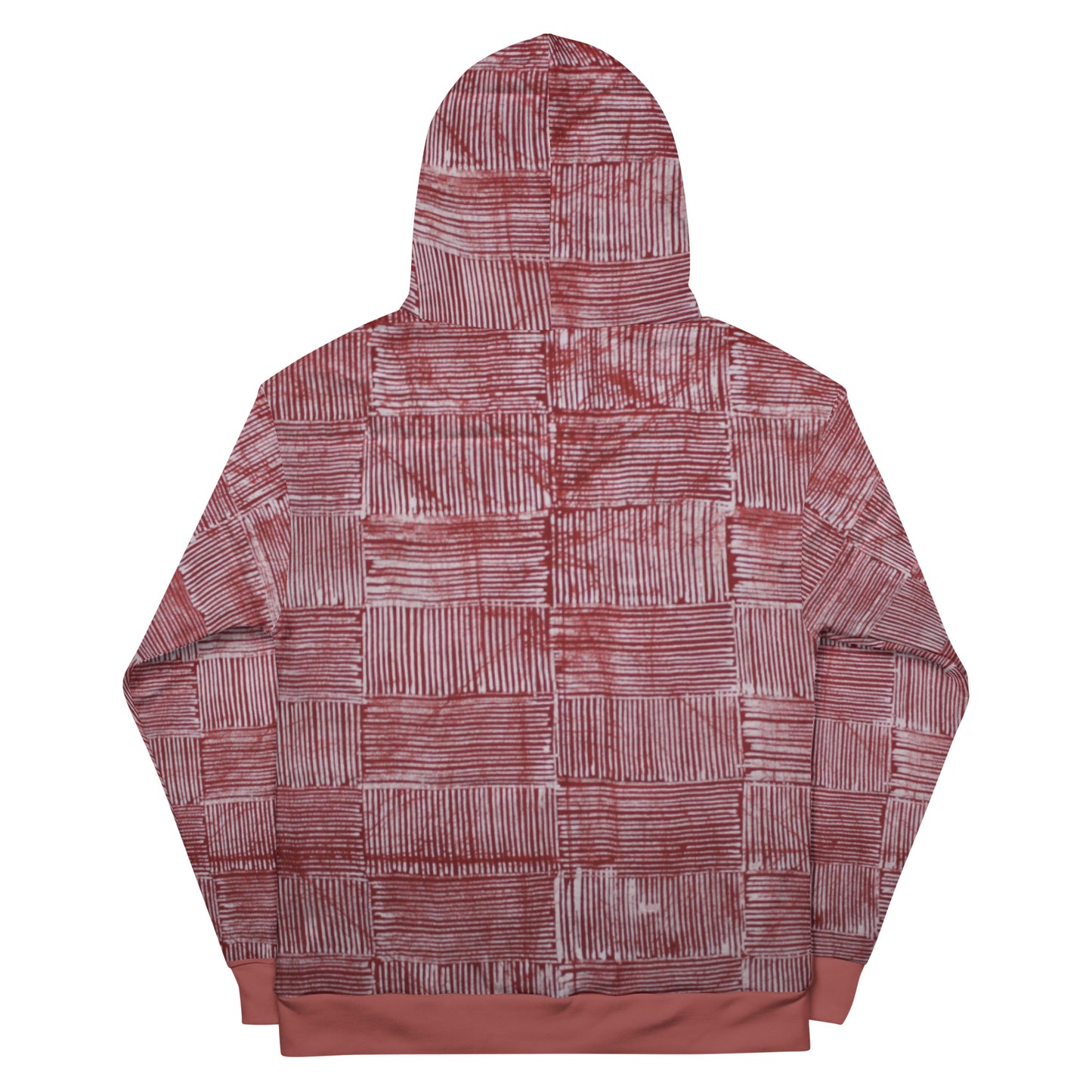 Red Adire Unisex Hoodie