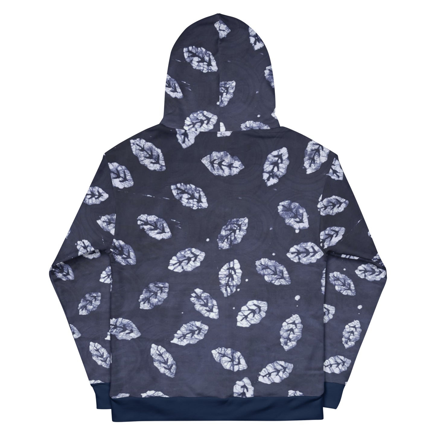 Indigo Leaf Adire Unisex Hoodie