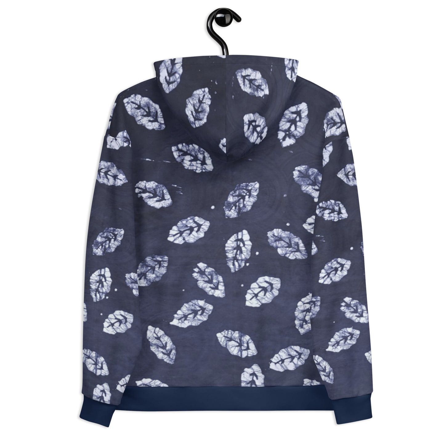 Indigo Leaf Adire Unisex Hoodie