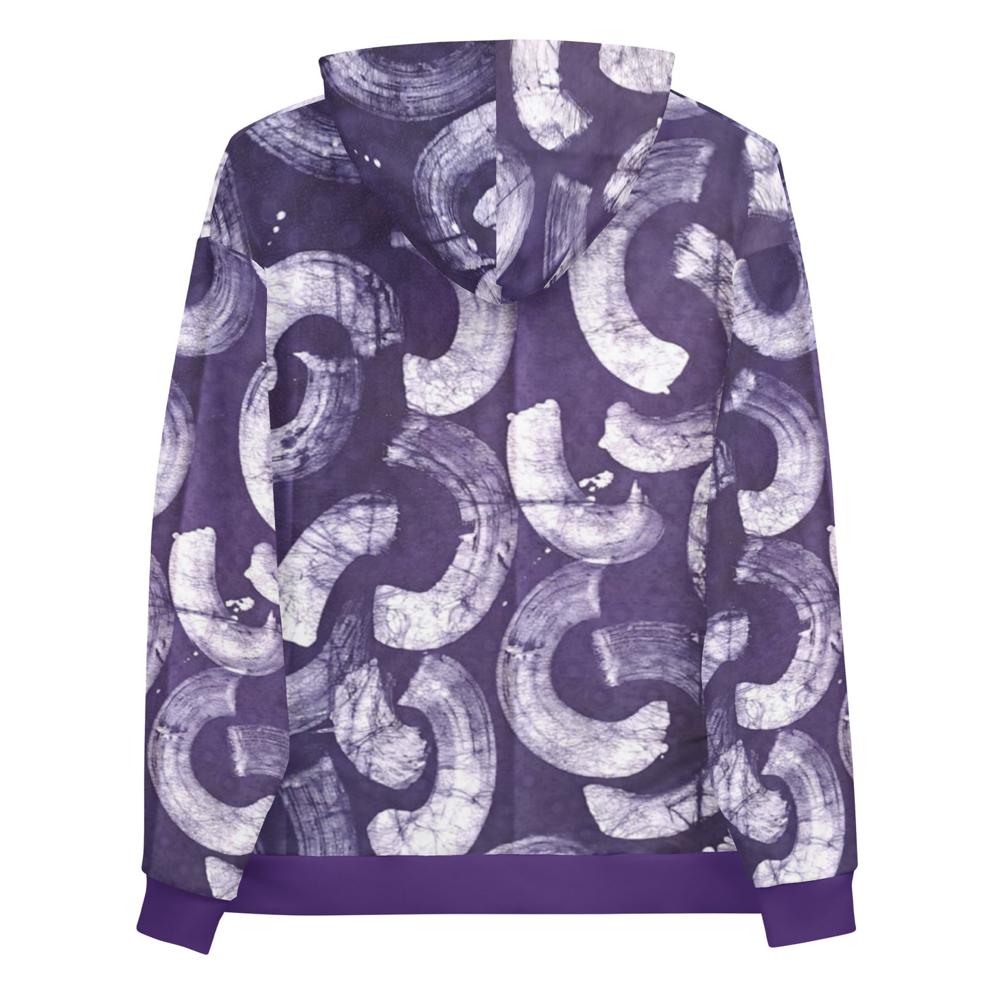 Purple Adire Unisex Hoodie