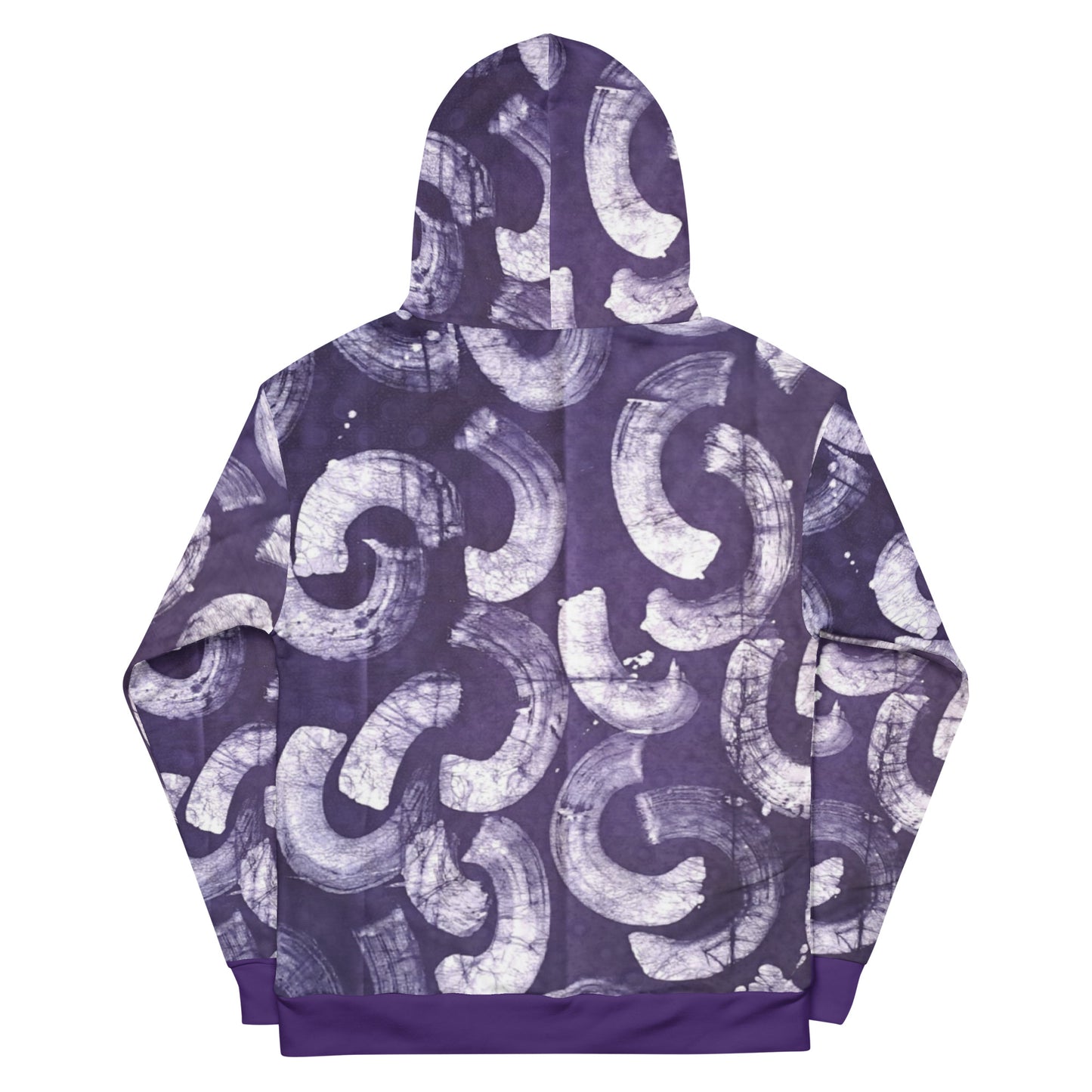 Purple Adire Unisex Hoodie