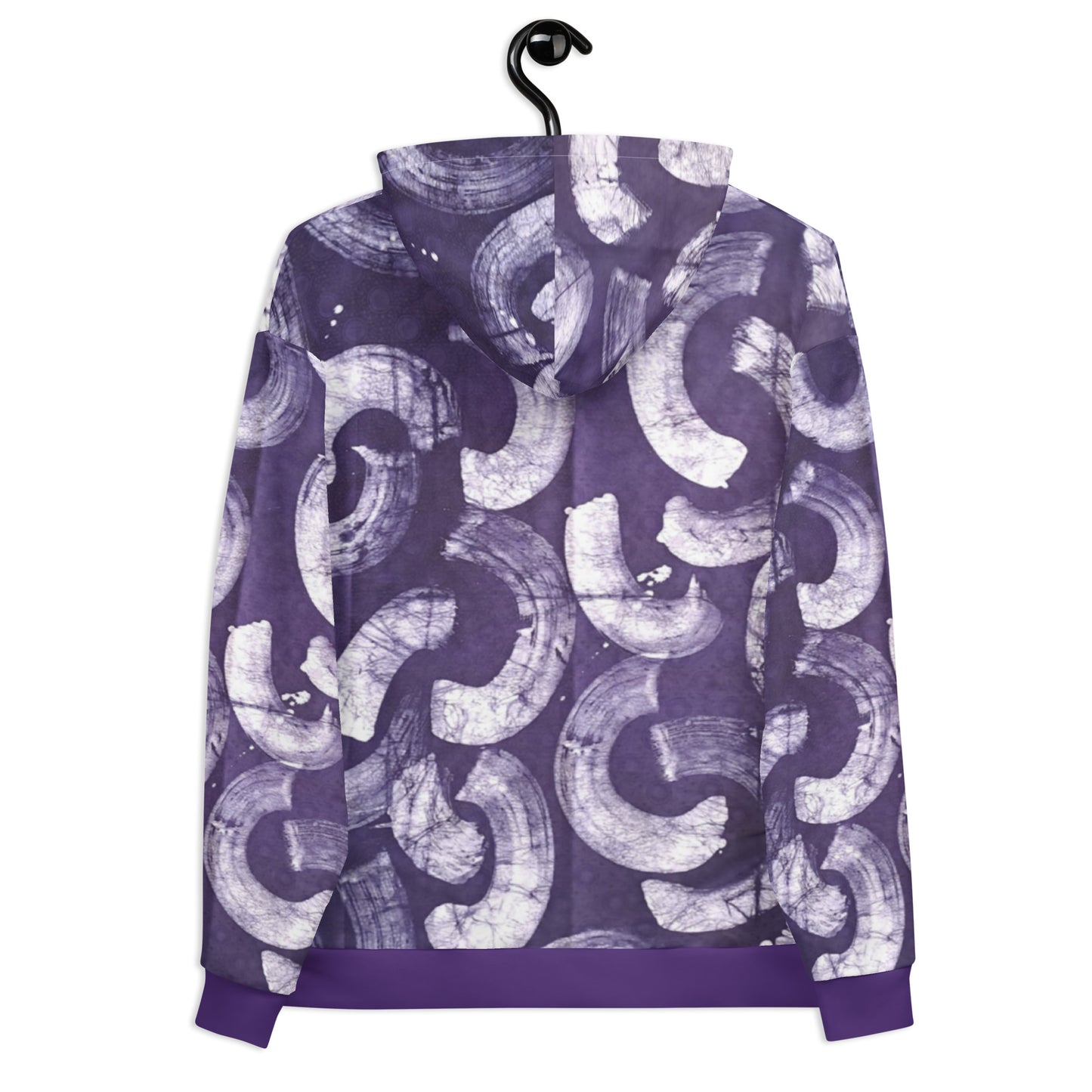 Purple Adire Unisex Hoodie