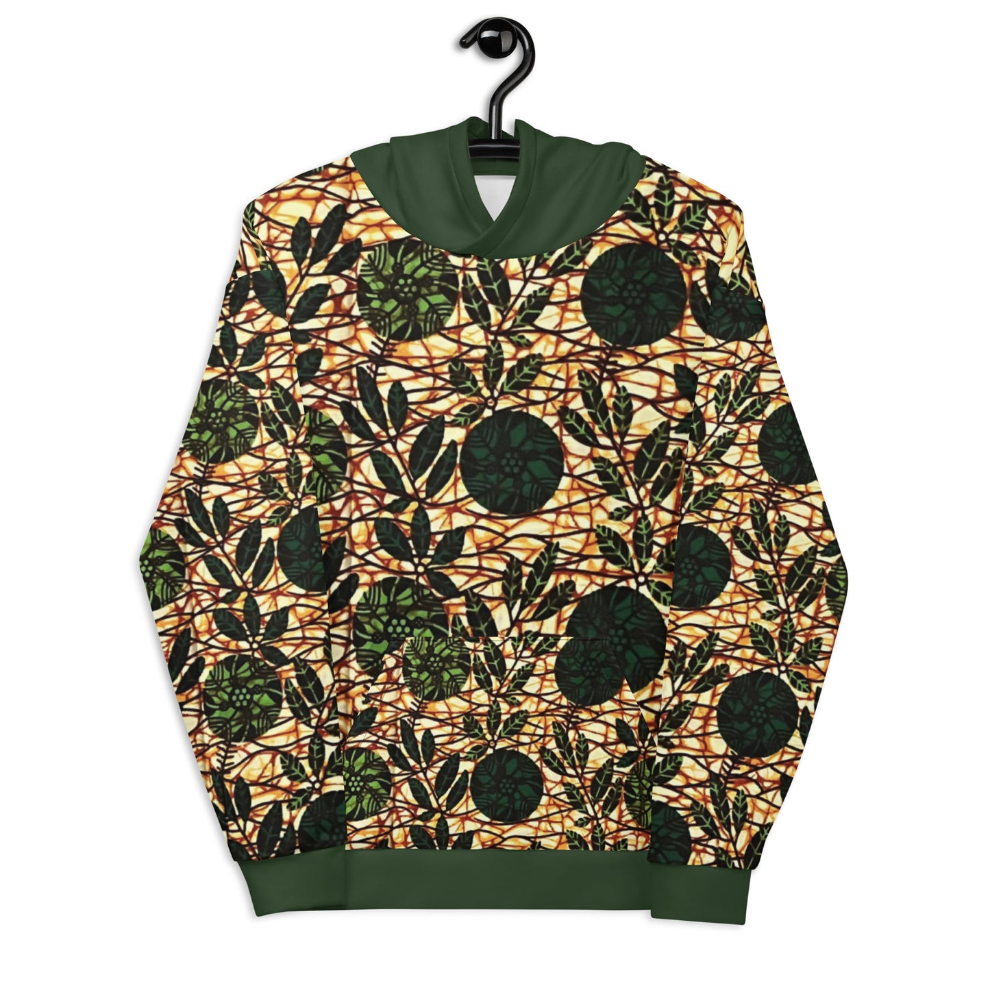 Green Ankara Unisex Hoodie