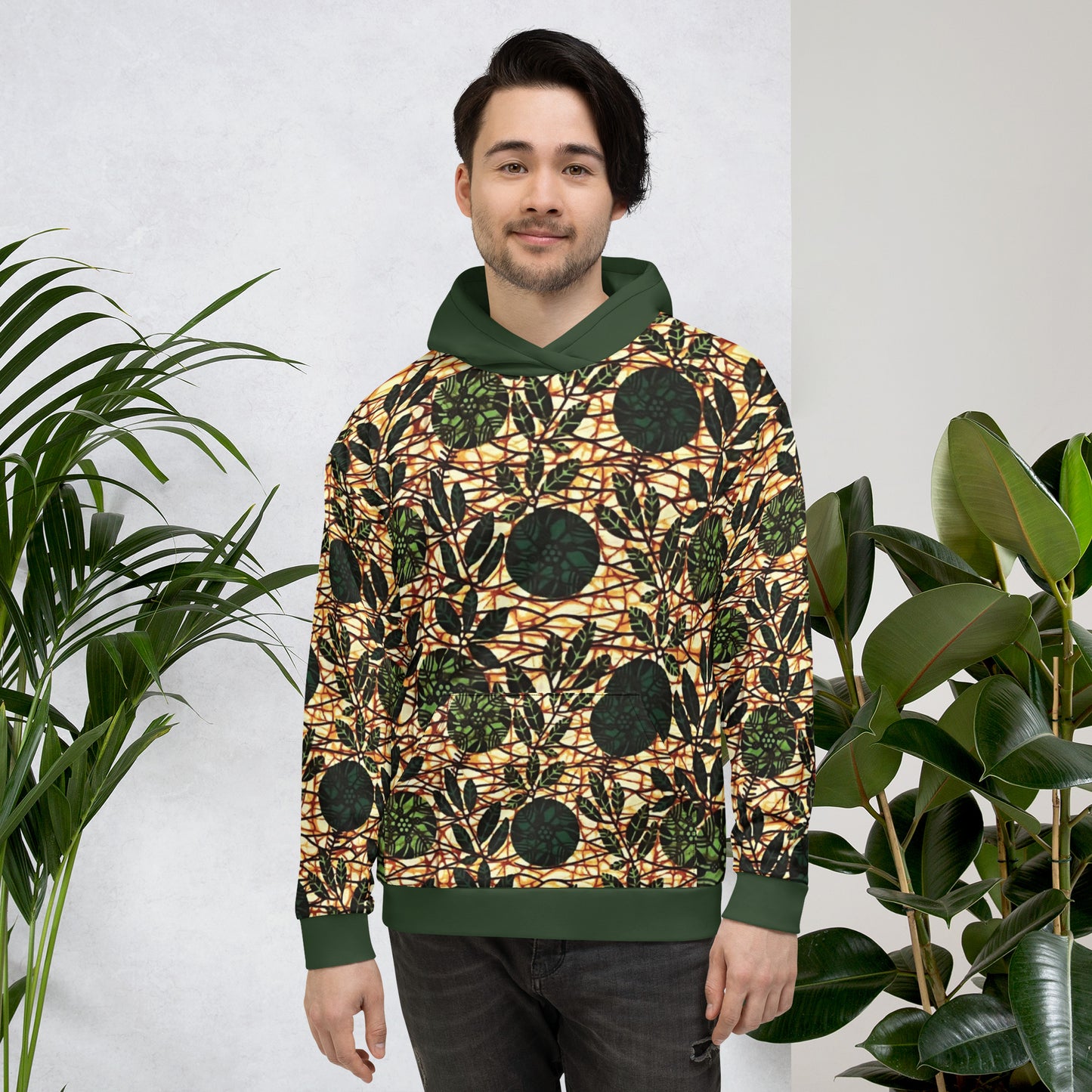 Green Ankara Unisex Hoodie