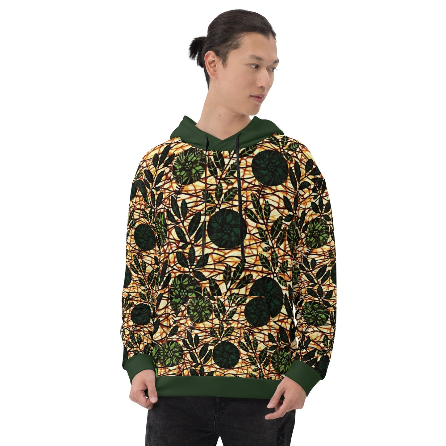 Green Ankara Unisex Hoodie