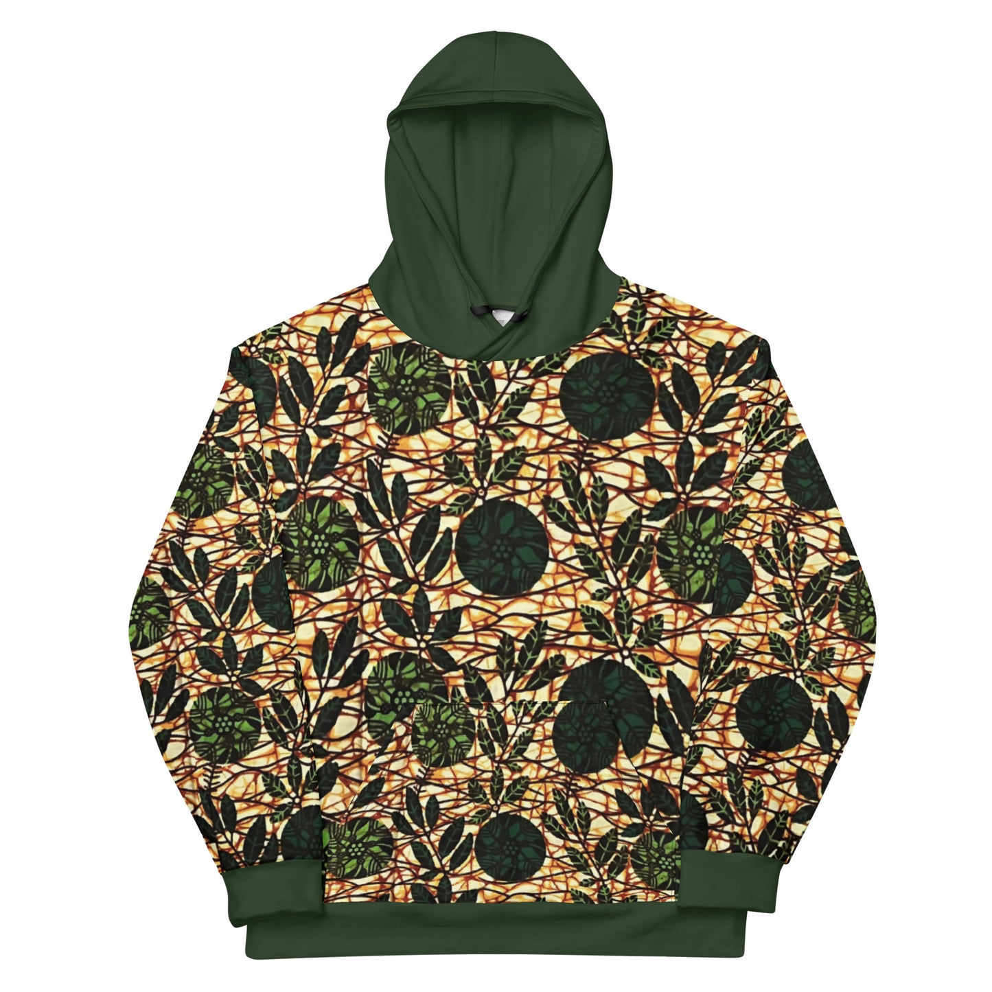 Green Ankara Unisex Hoodie