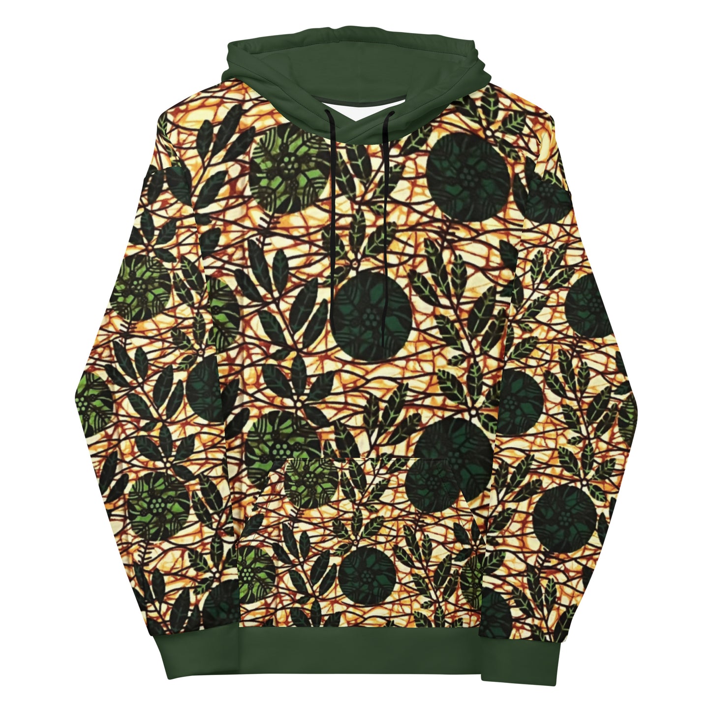 Green Ankara Unisex Hoodie