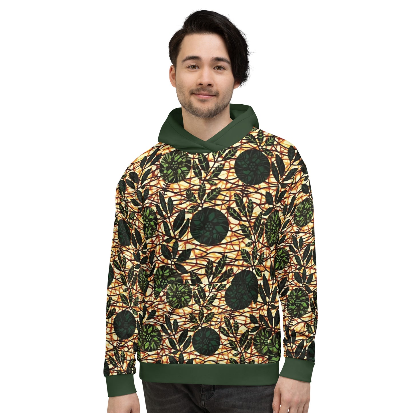 Green Ankara Unisex Hoodie