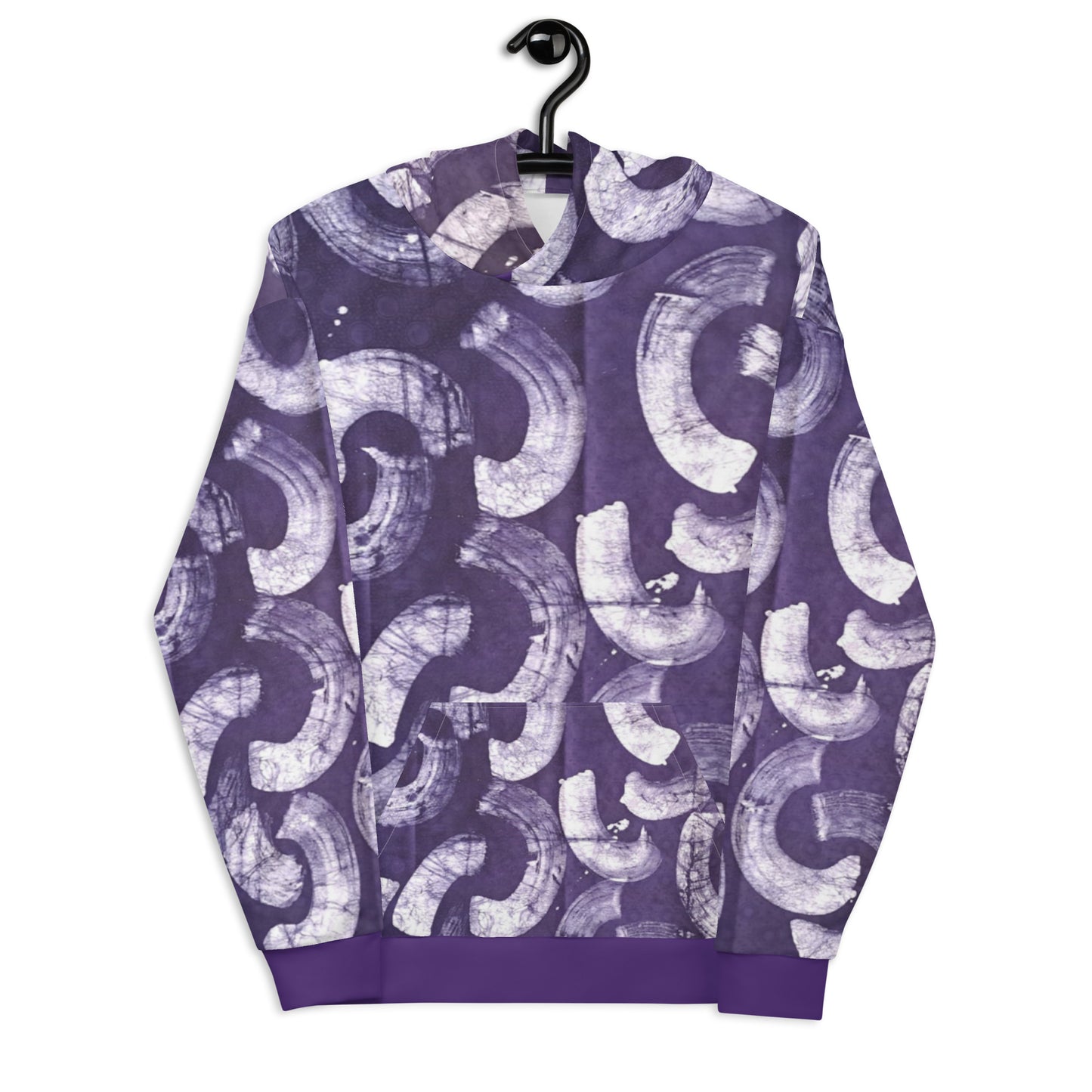 Purple Adire Unisex Hoodie