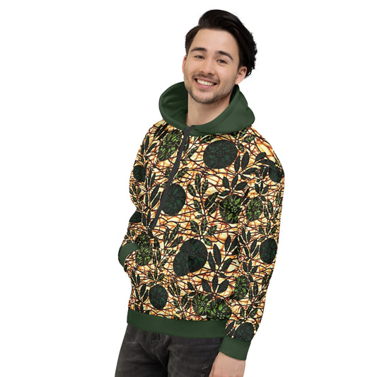 Green Ankara Unisex Hoodie