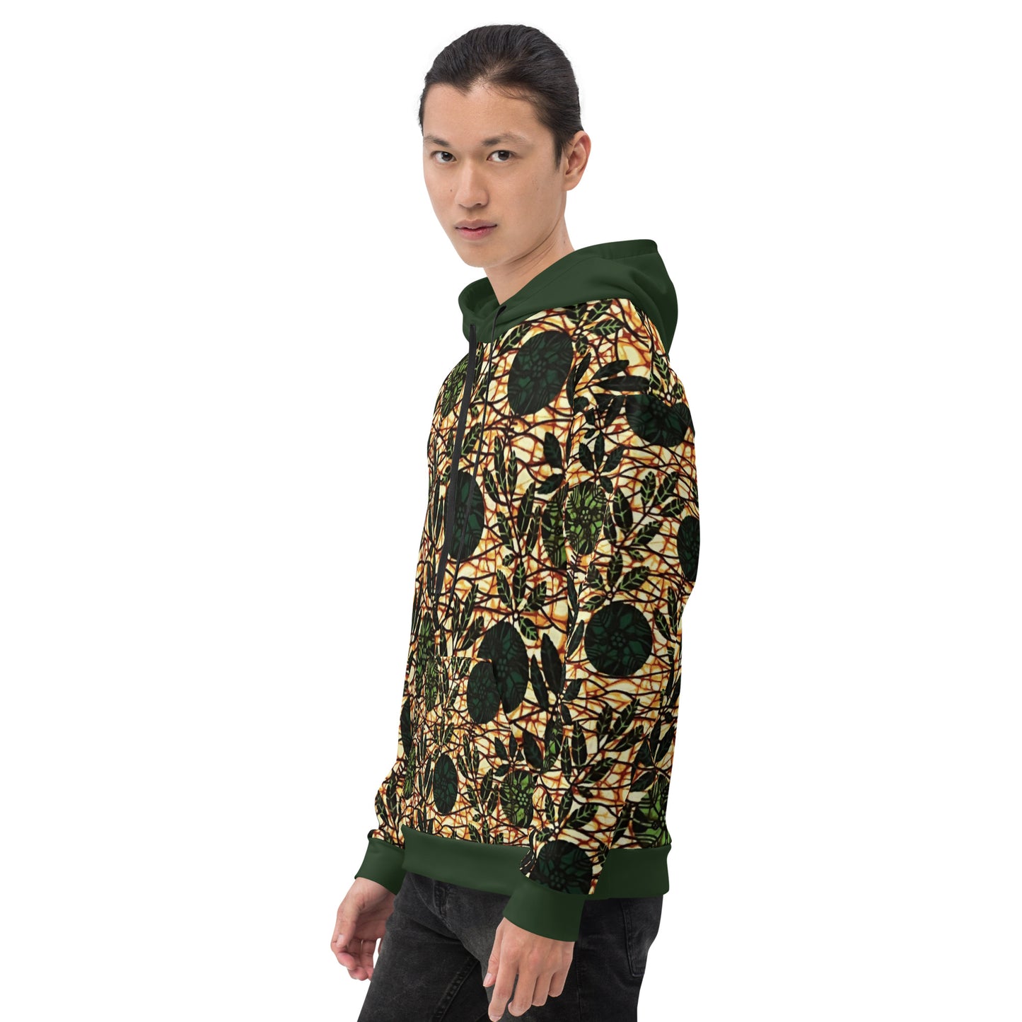 Green Ankara Unisex Hoodie