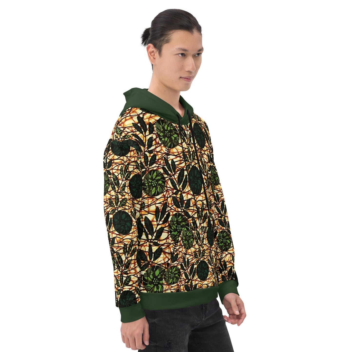 Green Ankara Unisex Hoodie