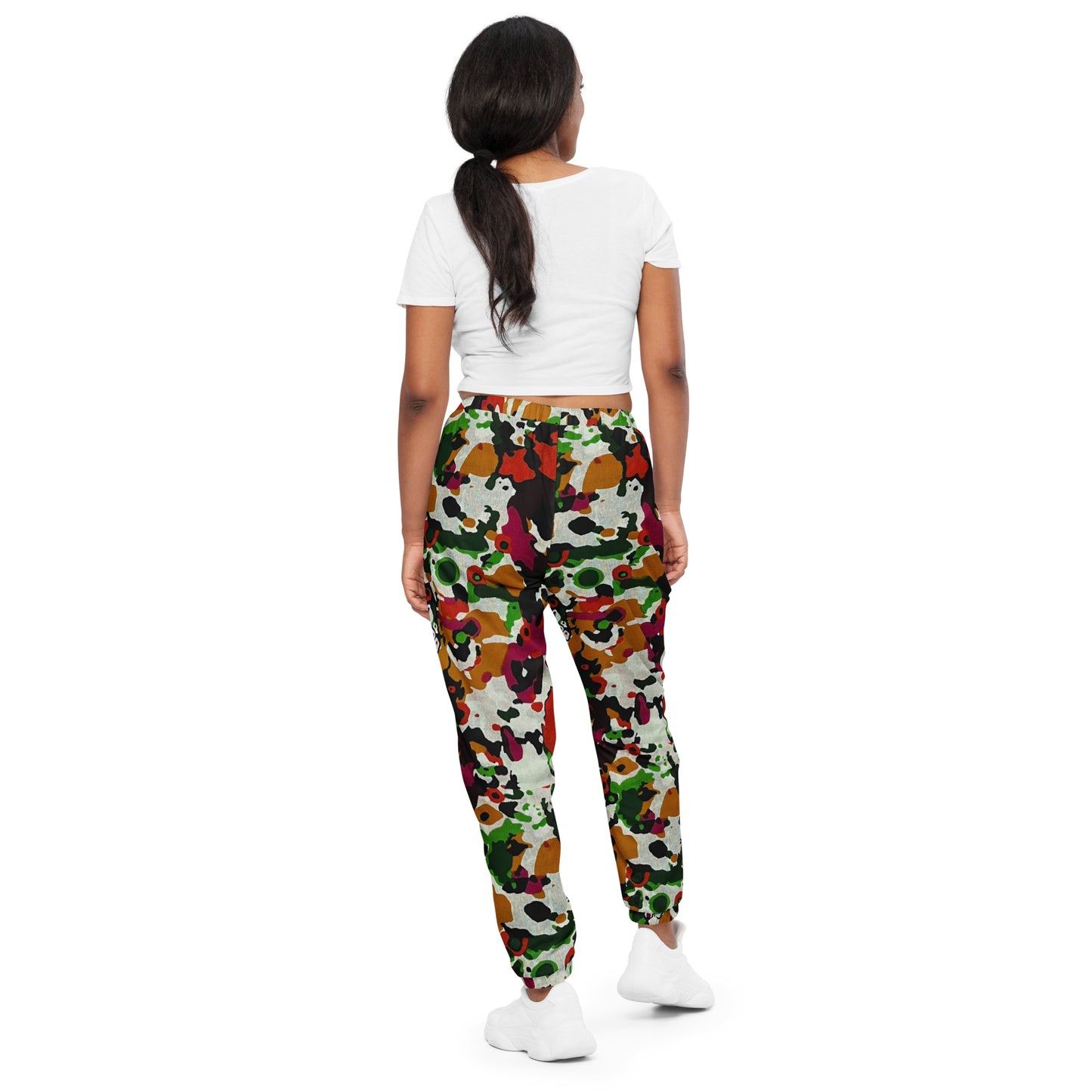 Multicolour Paint Ankara Unisex Track Pants