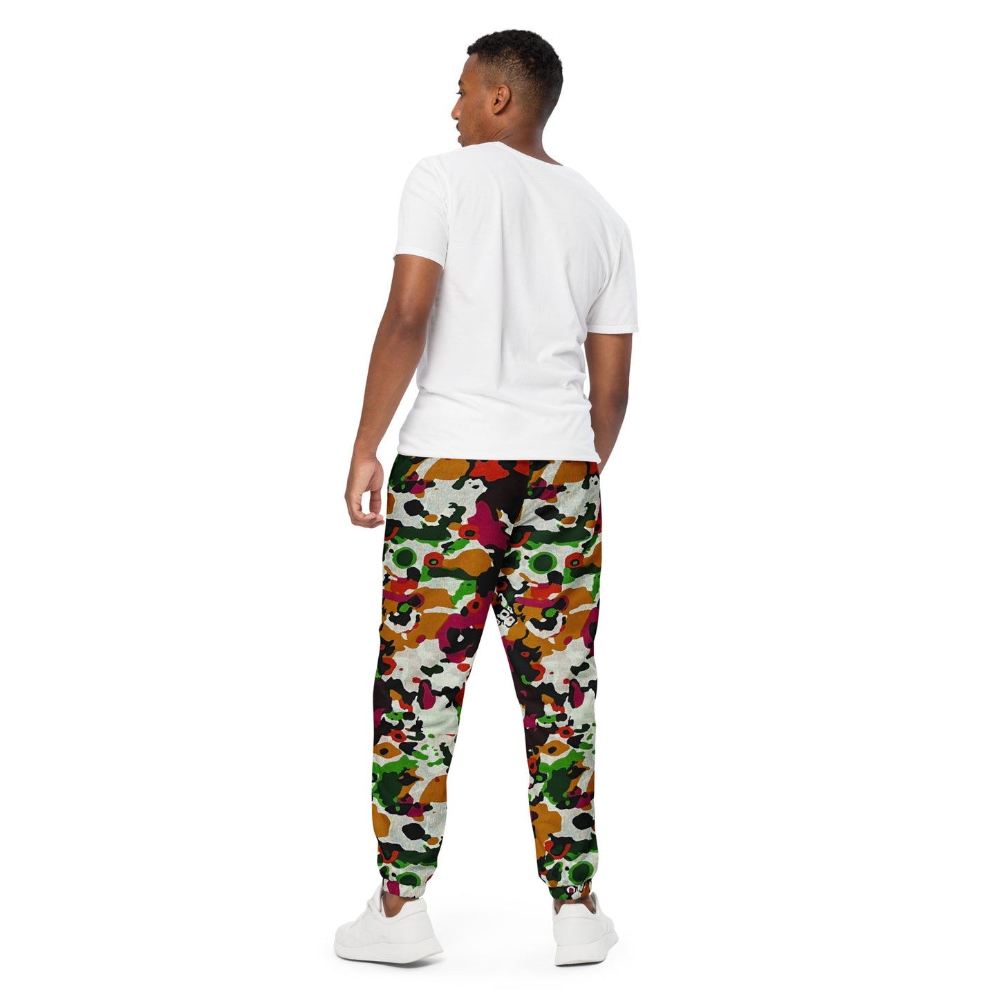 Multicolour Paint Ankara Unisex Track Pants