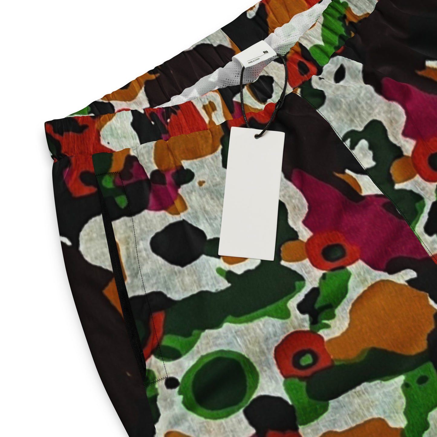 Multicolour Paint Ankara Unisex Track Pants