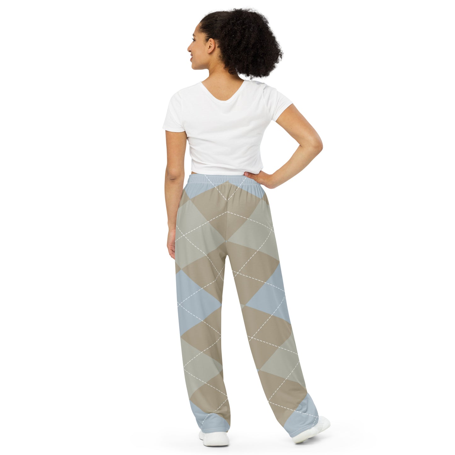 Tartan 1 Unisex Wide-Leg Pants