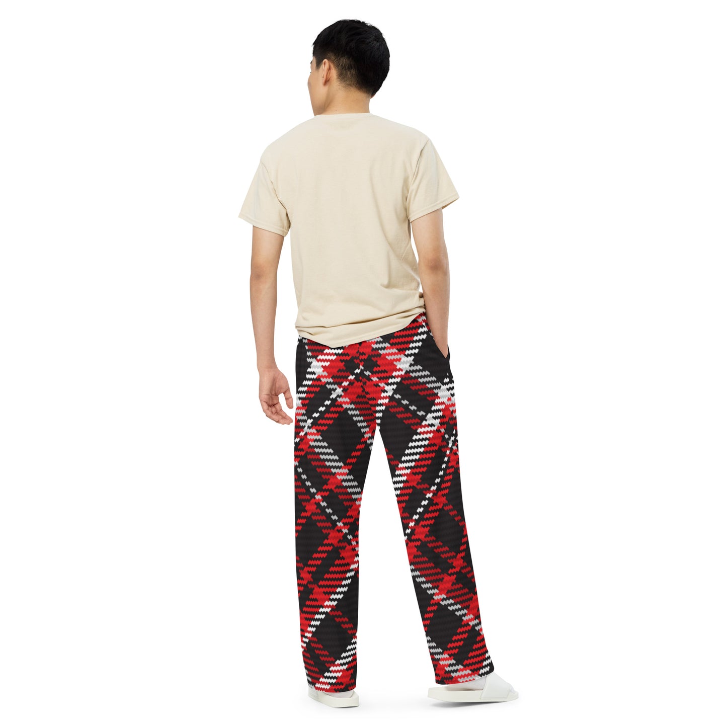 Tartan 5 Unisex Wide-Leg Pants